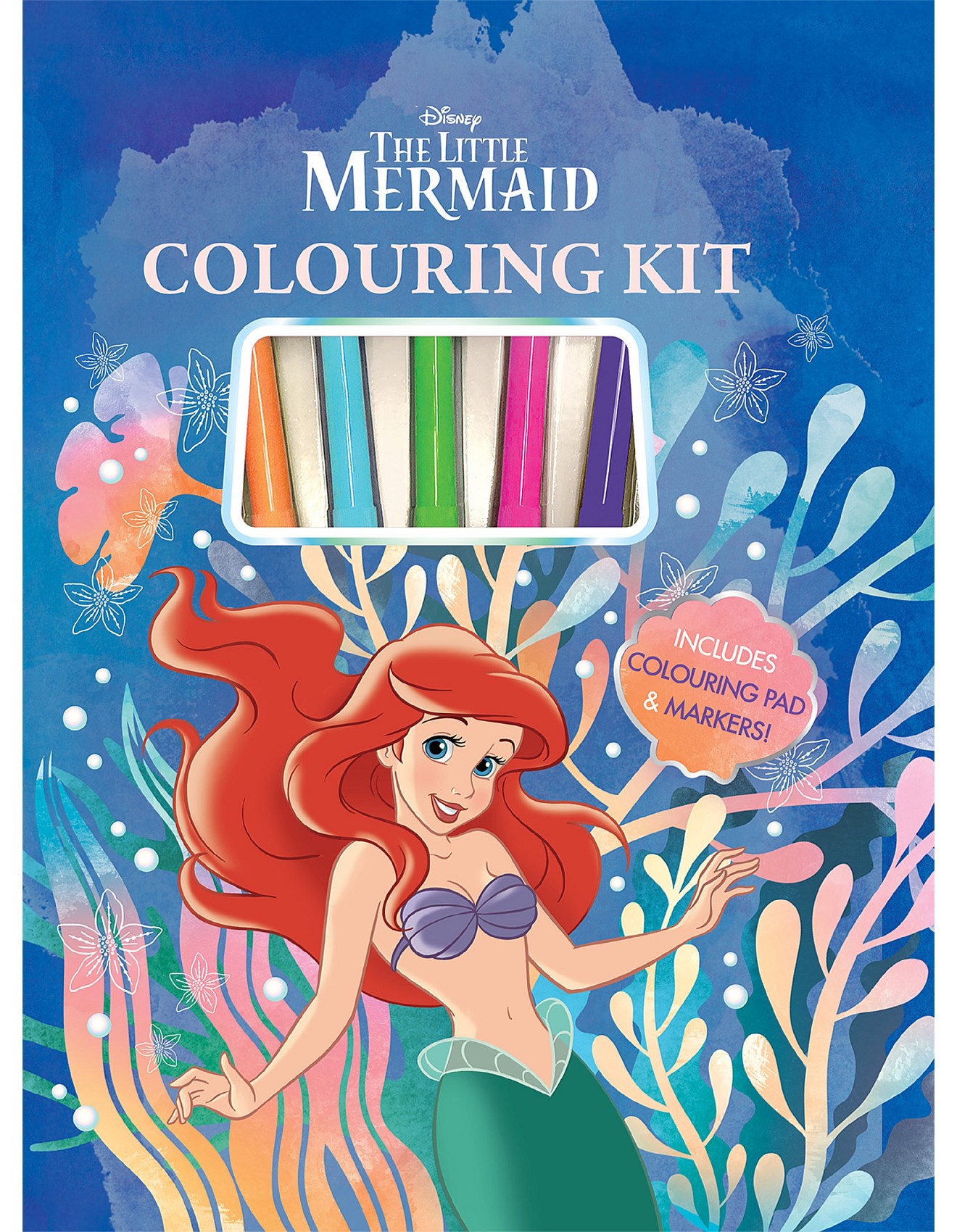 Scholastic the Little Mermaid Colouring Kit | David Jones