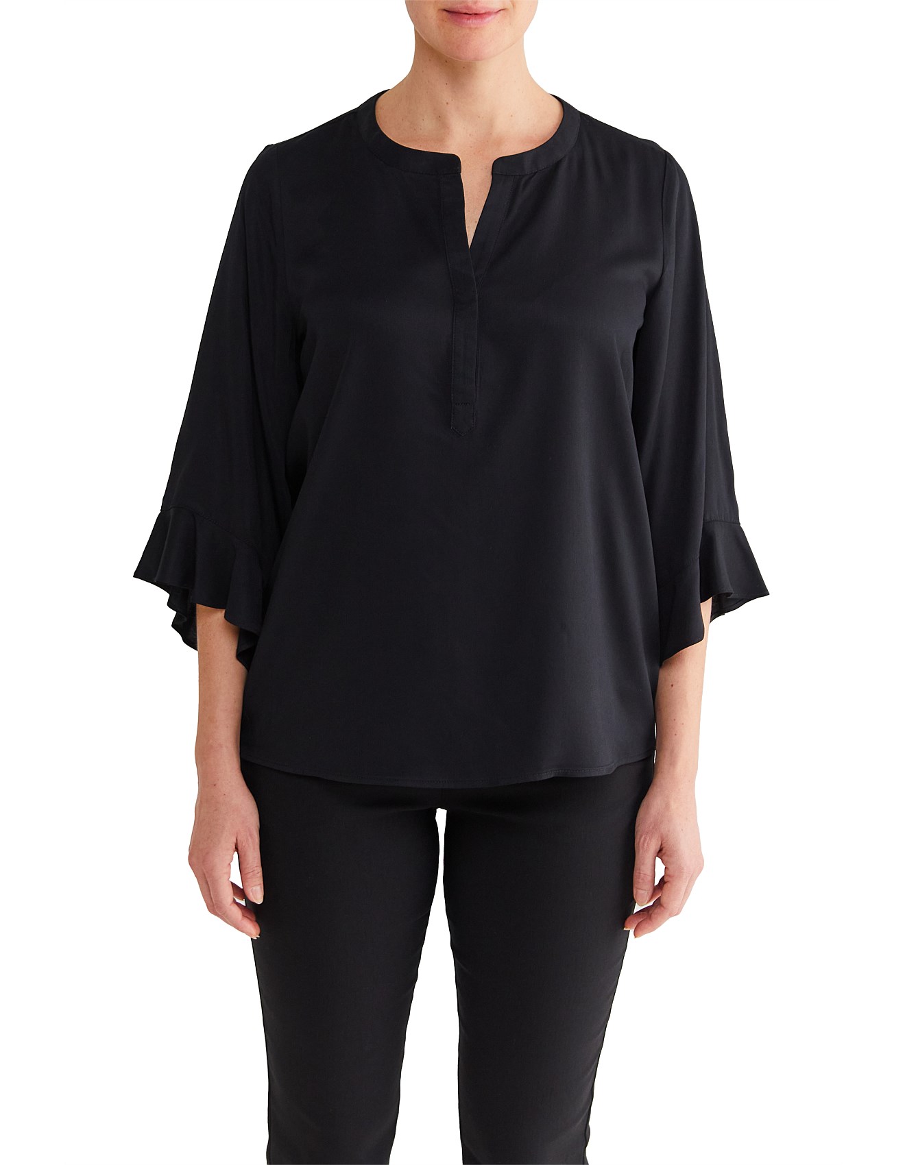 David Jones Women S Clothing 2026.David Jones Flutter Sleeve Blouse | David Jones