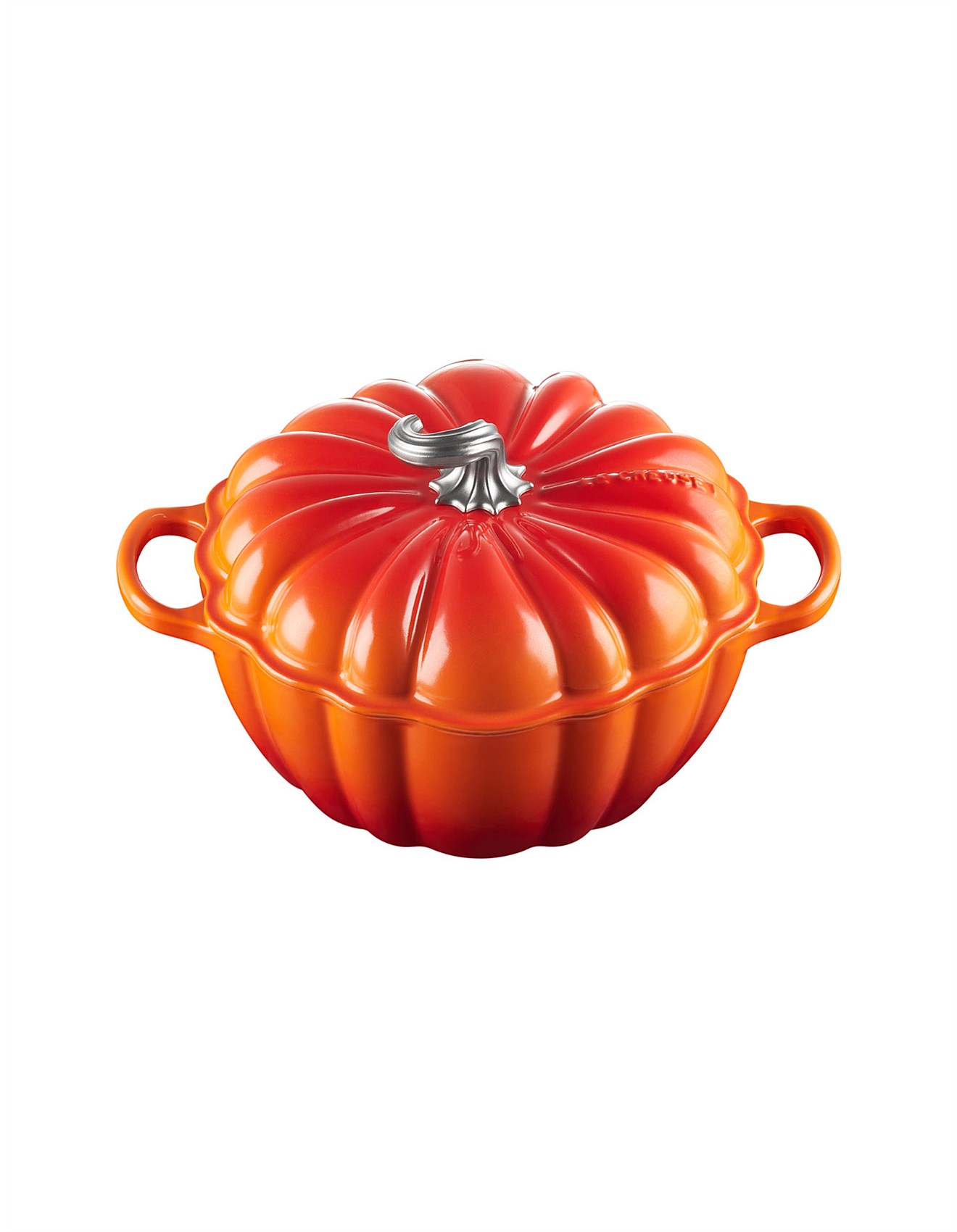 Le Creuset Signature Pumpkin Casserole 24cm Volcanic | David Jones