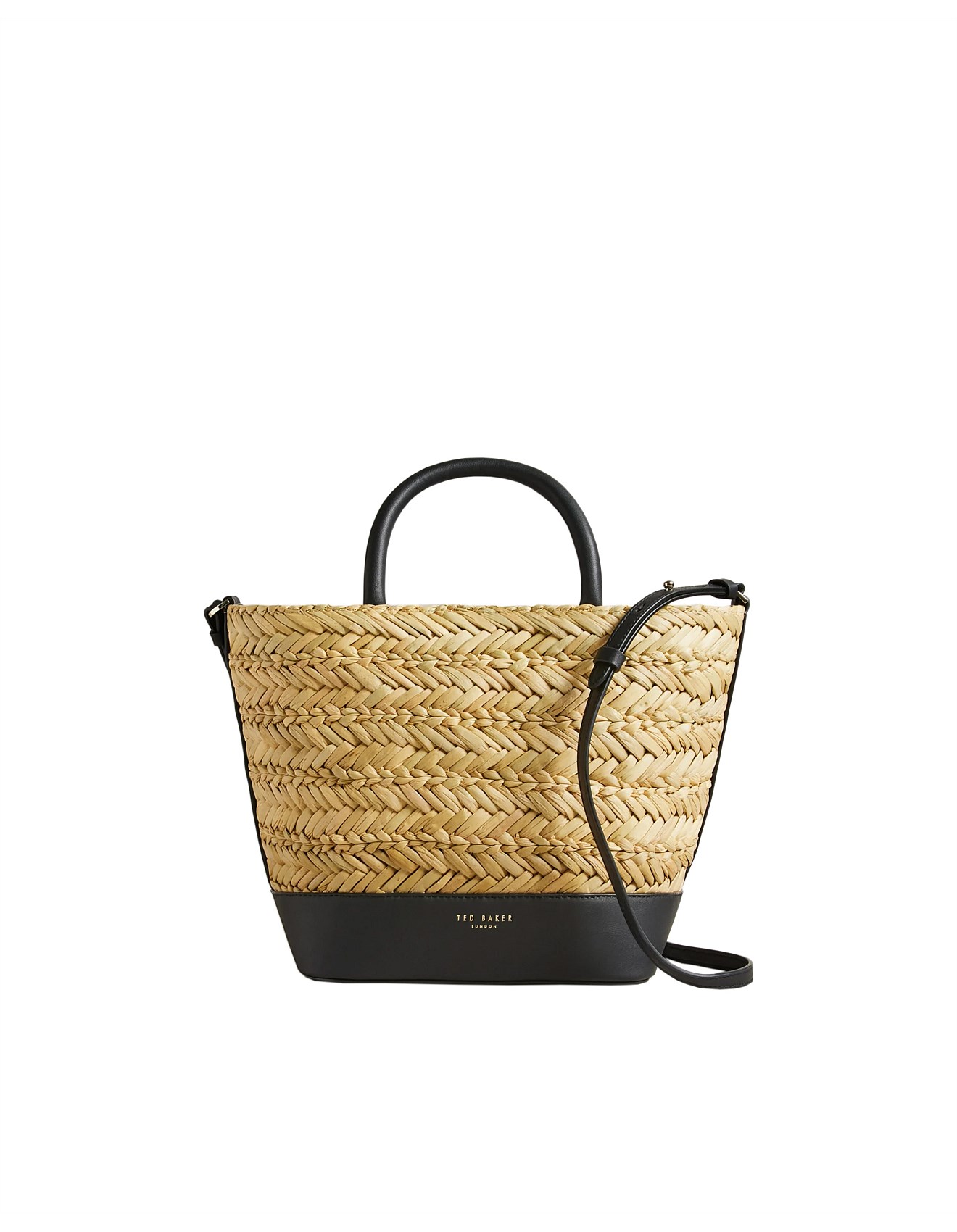 Ted Baker Ivelina Mini Raffia Tote Bag David Jones