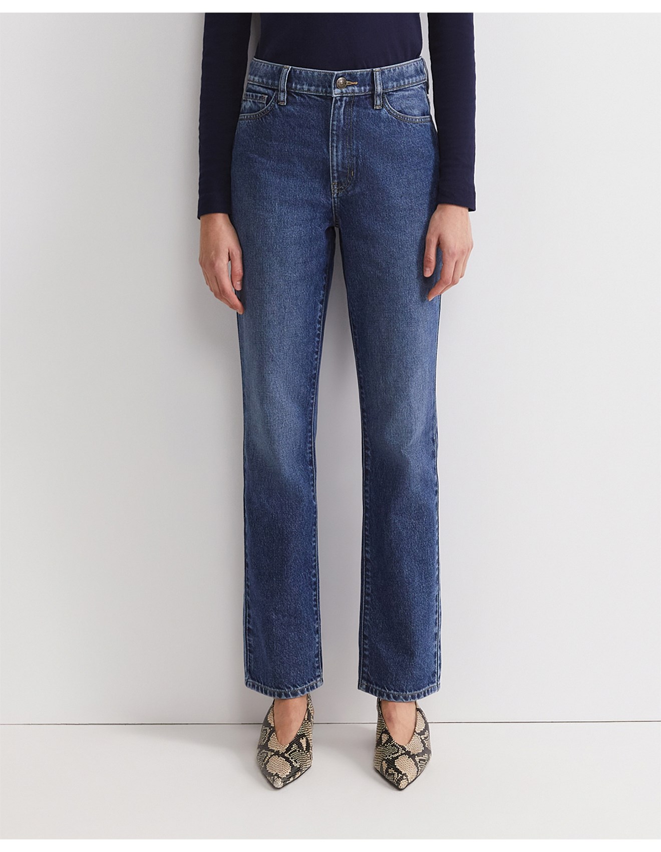 Sportscraft David Jones Jeans Womens Bec Jean In Indigo Sportscraft