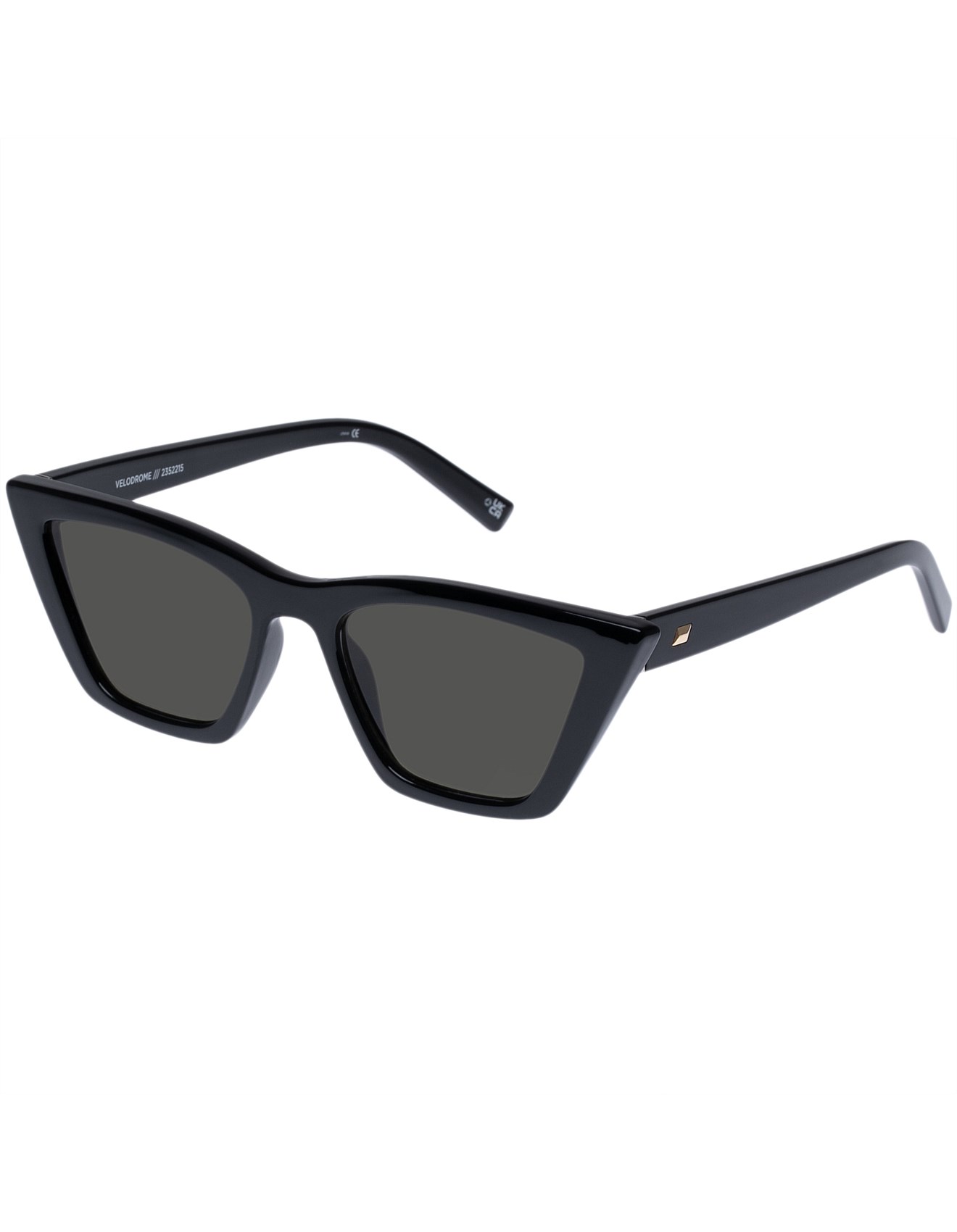 Le Specs Velodrome Black Cat-eye Sunglasses David Jones