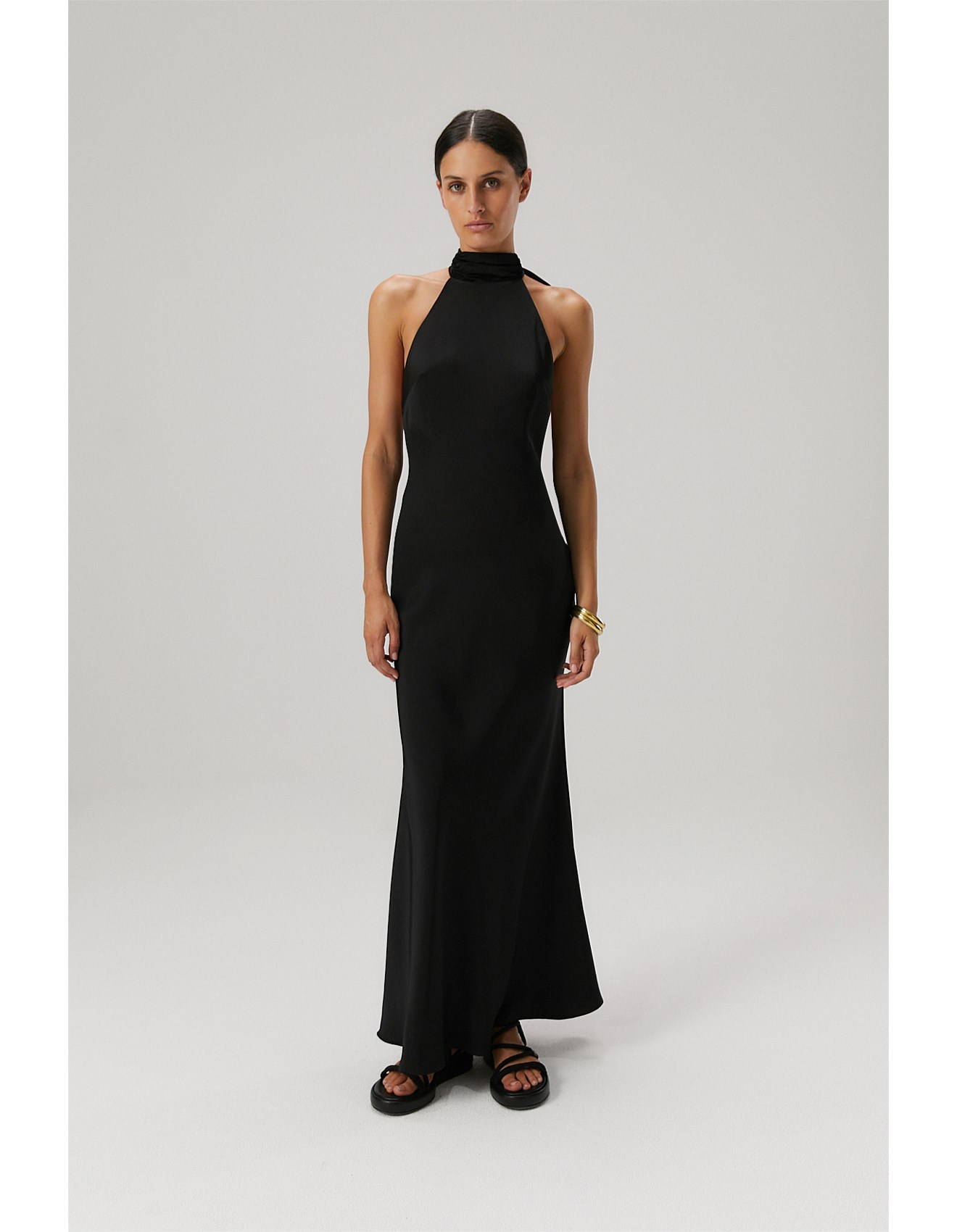 bow tie halter dress