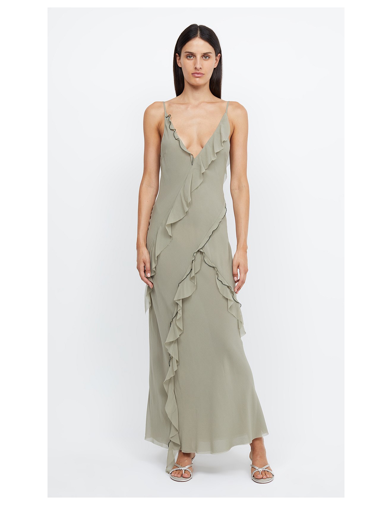 Bec Bridge Gabriel Frill Maxi Dress David Jones