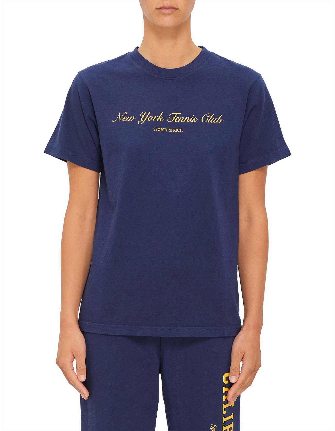 Sporty Rich Ny Tennis Club T-shirt David Jones