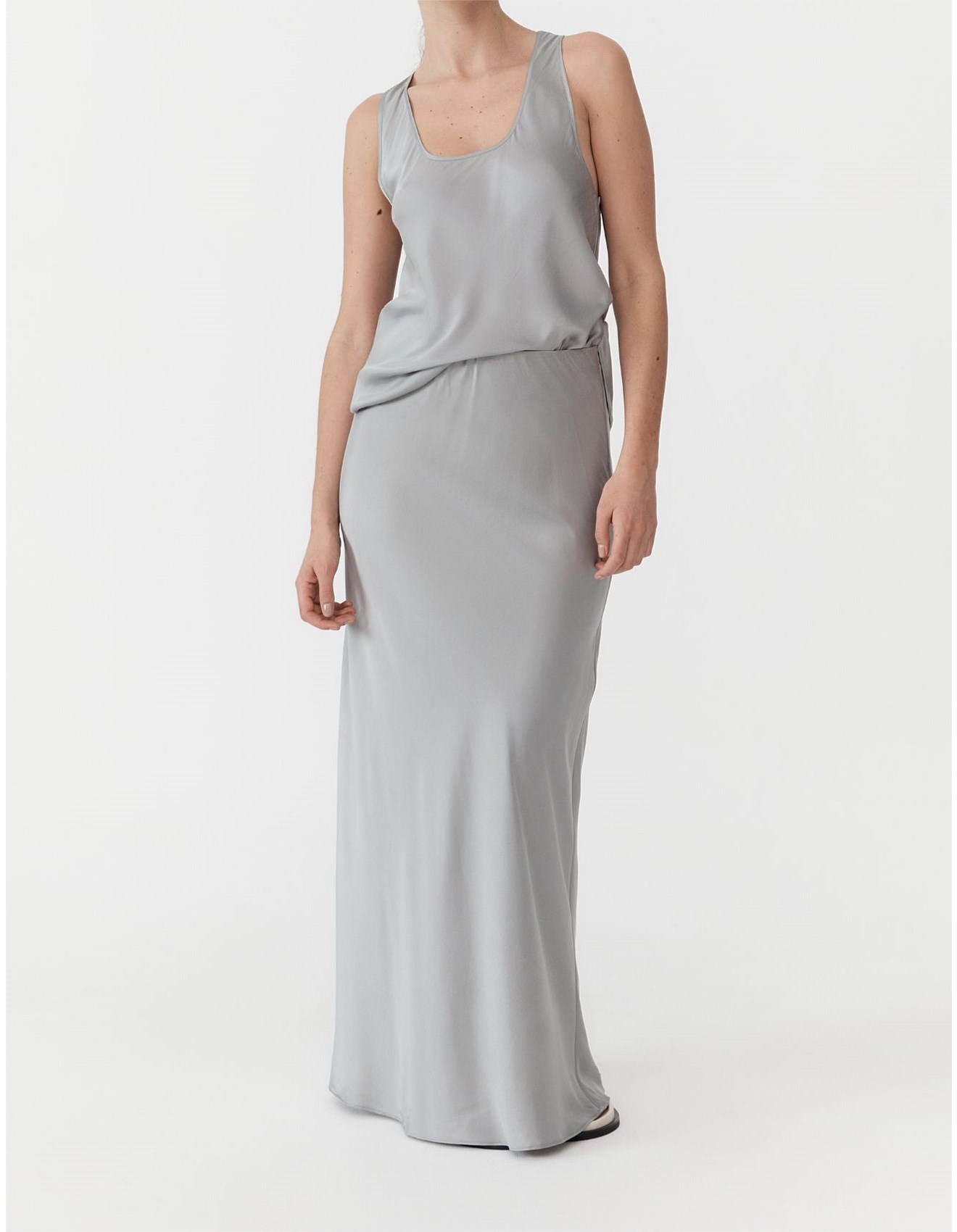 St Agni Bias Slip Skirt Maxi Length David Jones