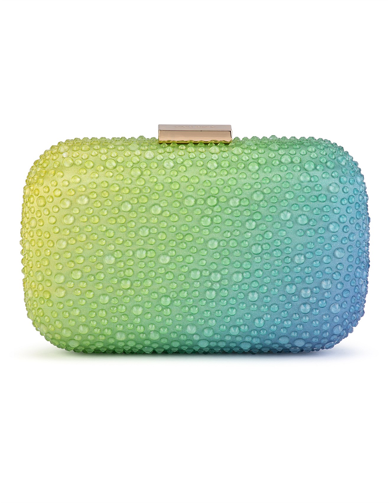 Olga Berg Aurora Hotfix Ombre Clutch David Jones
