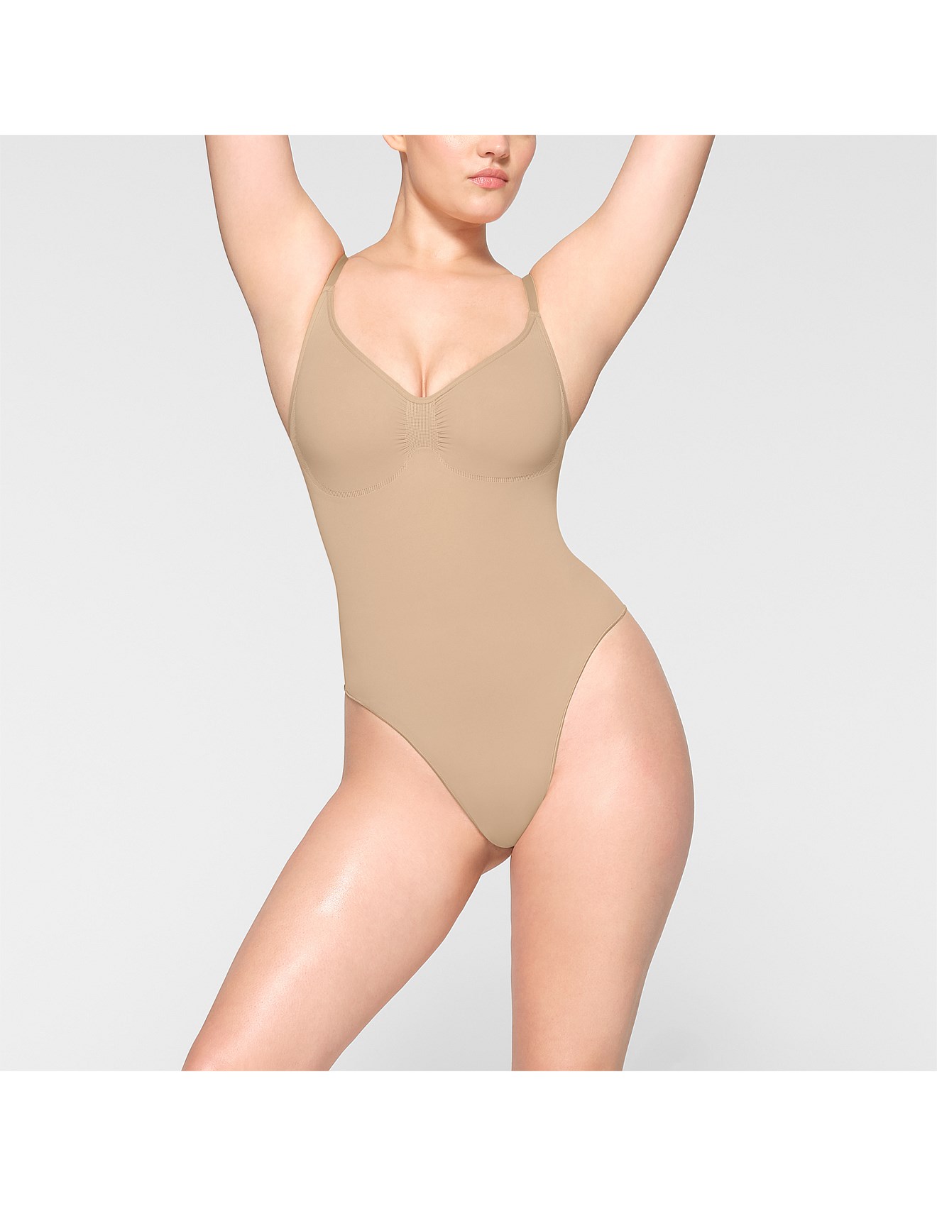 Skims Seamless Sculpt Thong Bodysuit | David Jones