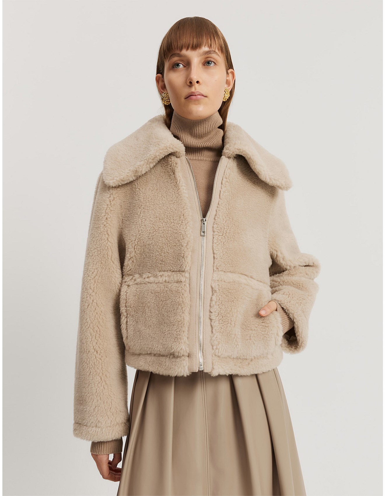 Country Road Zip Through Bomber Jacket David Jones