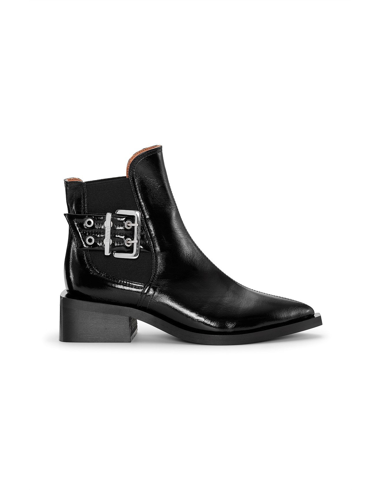 Ganni Chunky Buckle Chelsea Boot | David Jones
