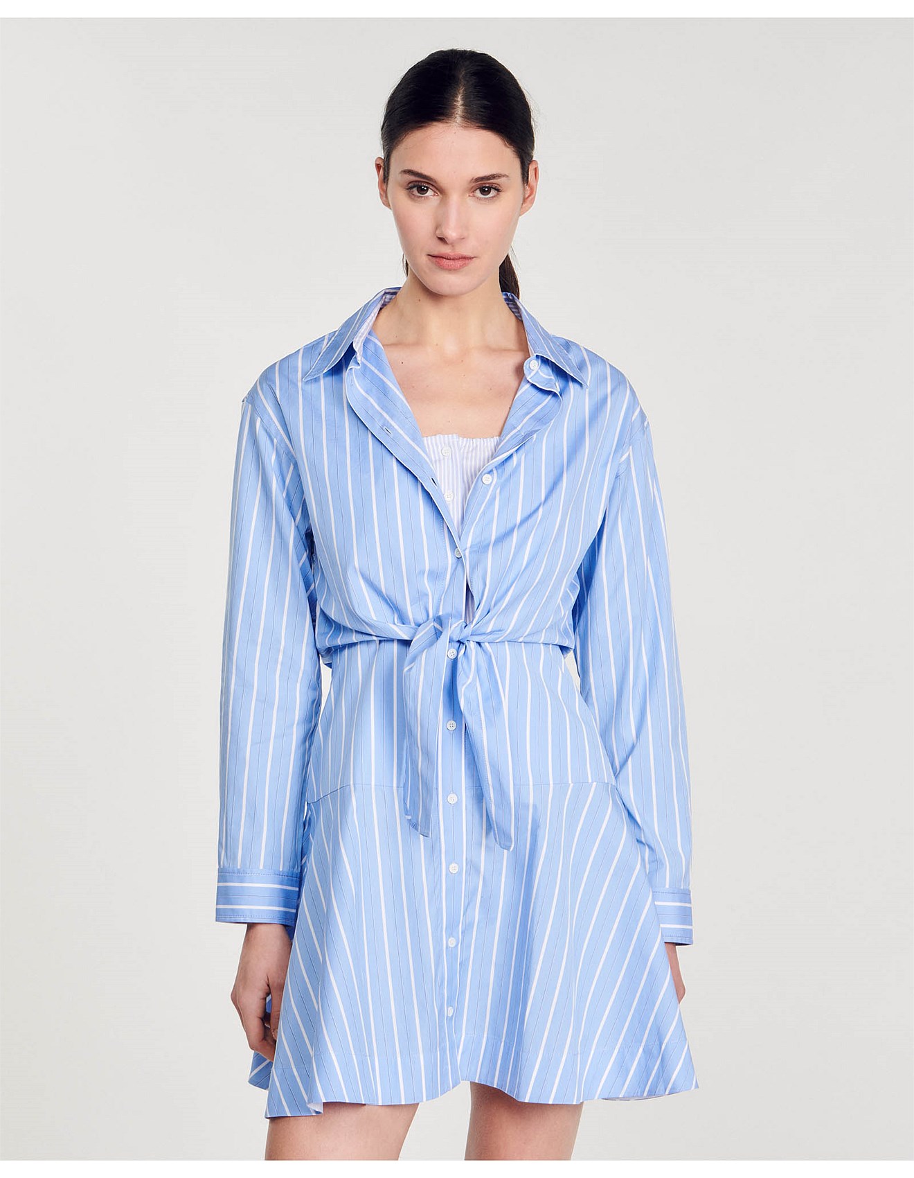 Sandro Paris Bridge Woven Dress David Jones