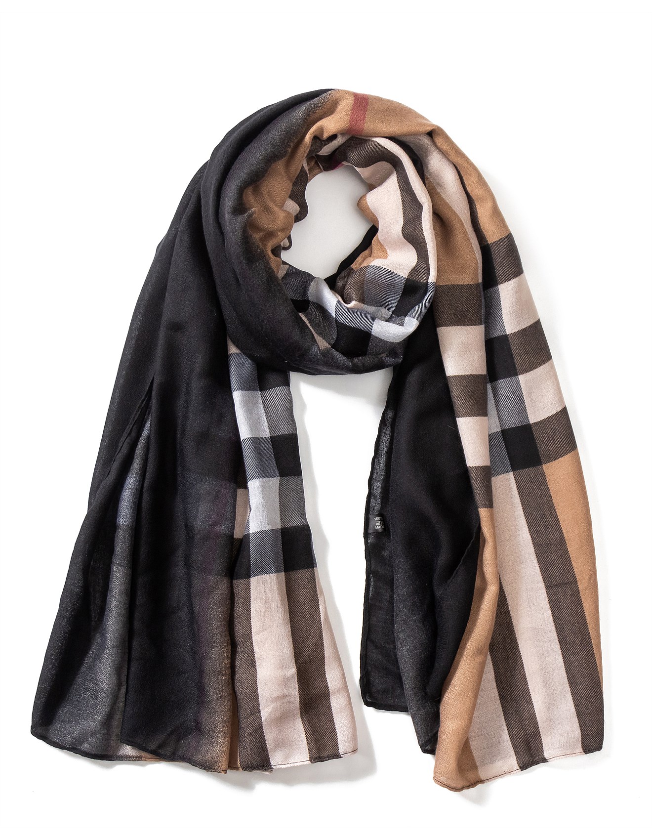 Gregory Ladner Check Scarf David Jones