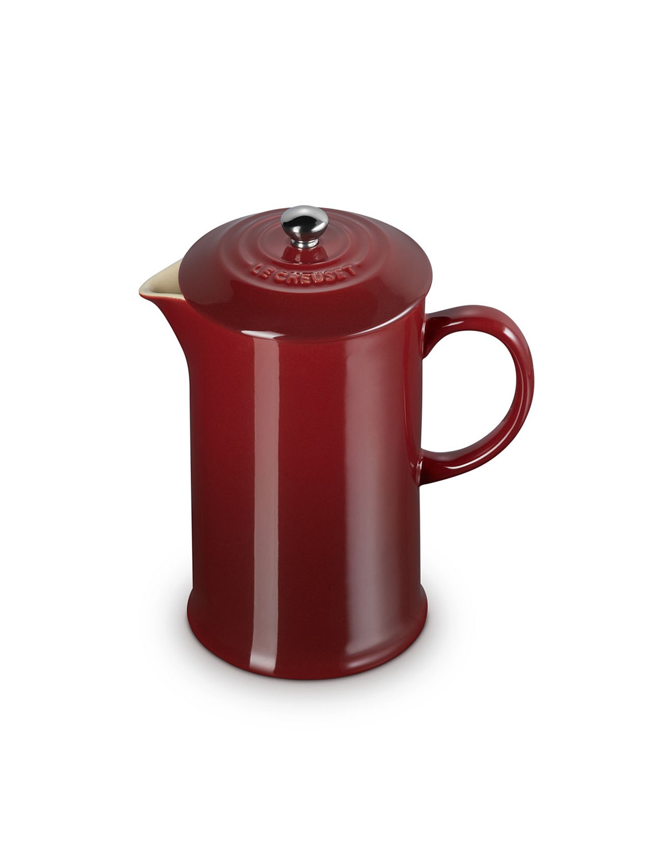 Le Creuset Cafetiere 1lt Garnet David Jones