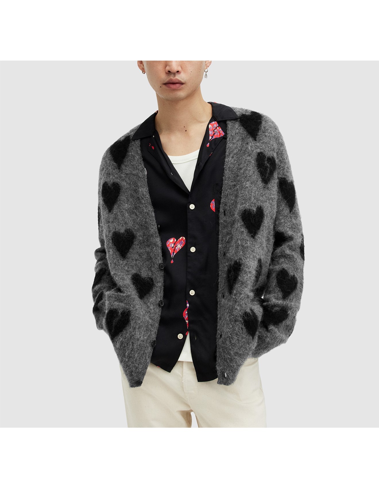 needles × girls don't cry モヘア カーディガン L 中古・古着通販】Needles (ニードルズ) Girls Don't Cry (ガールズ