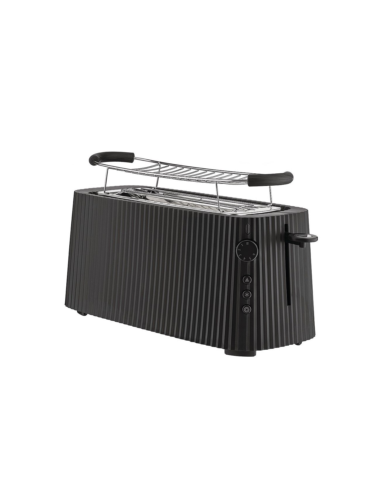 Alessi Plisse Toaster Black Alessi Slice Toaster ALESSI PLISSE