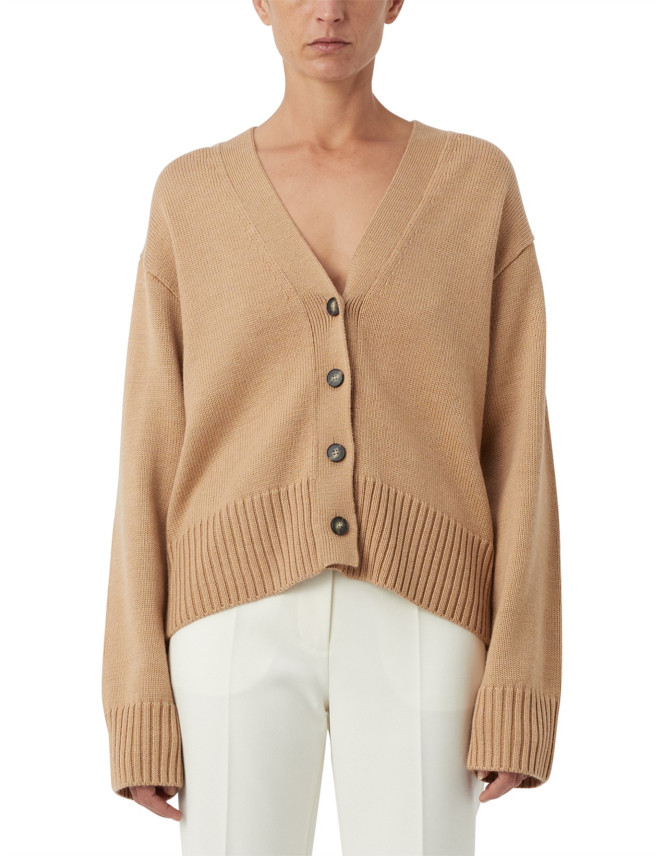 Camilla and Marc Reid Boxy Knit Cardigan David Jones