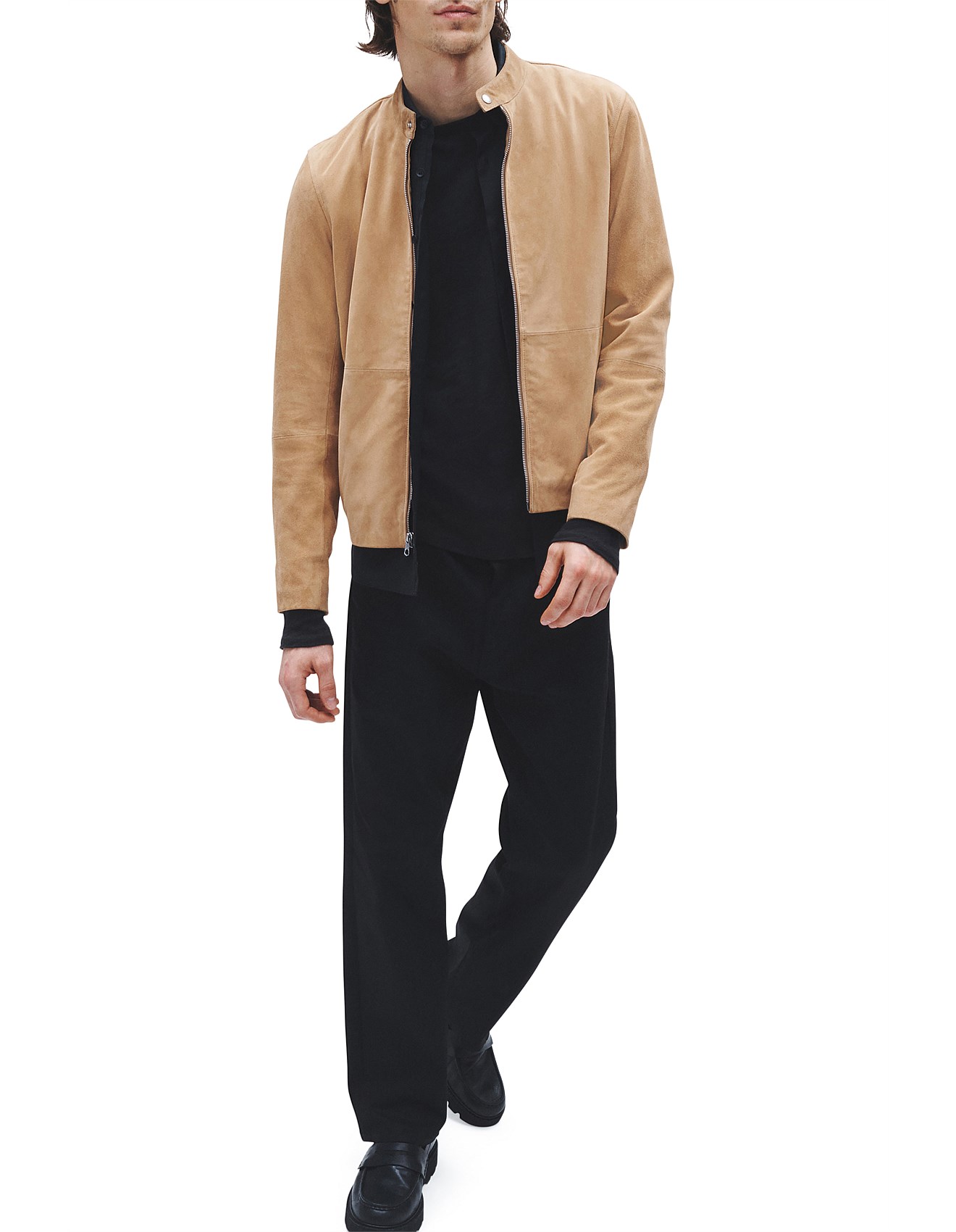 Rag Bone Archive Cafe Suede Racer David Jones