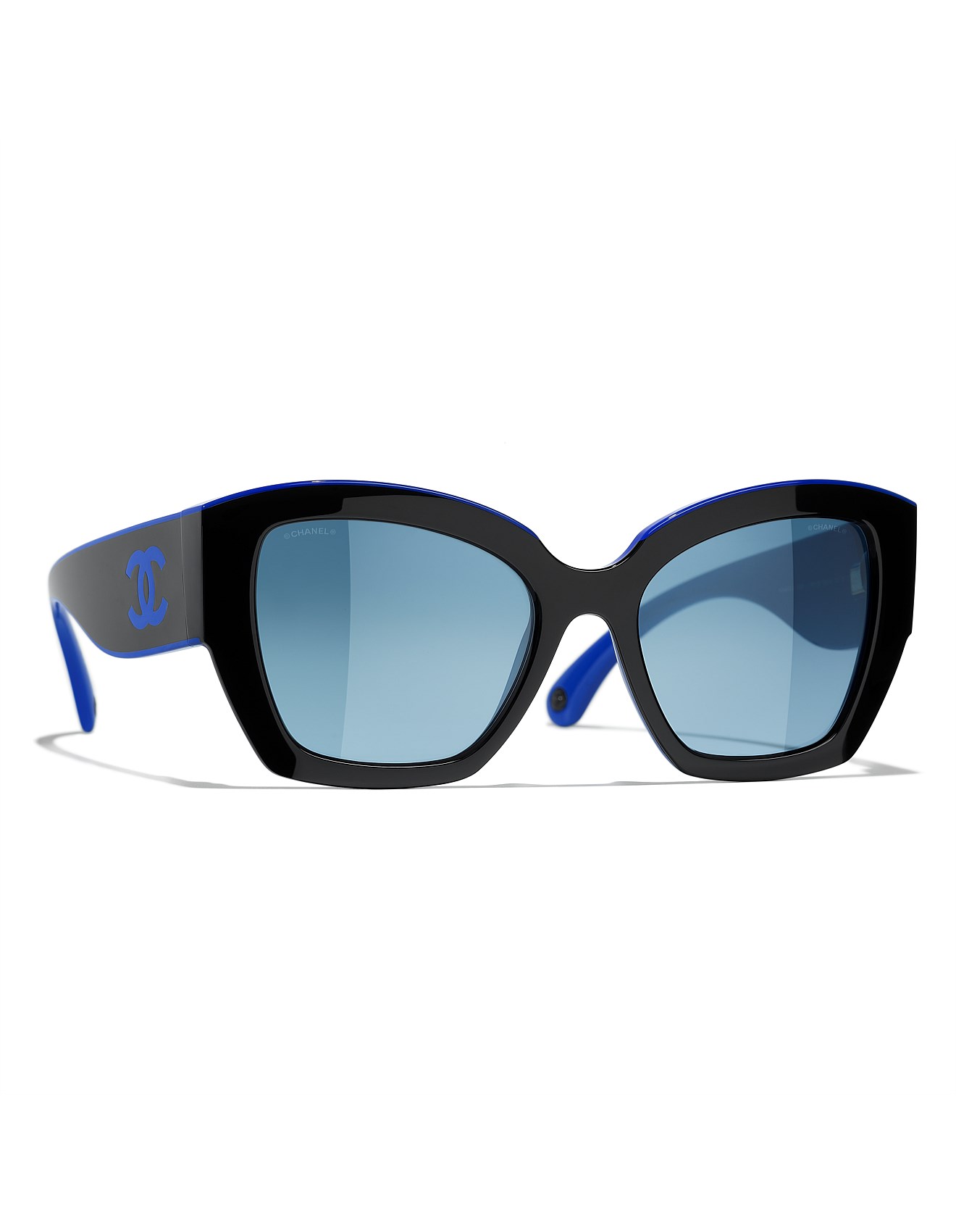 CHANEL シャネル サングラス 5264-A ネイビー Chanel Irregular Black Azure Gradient Blue Female Sunglasses