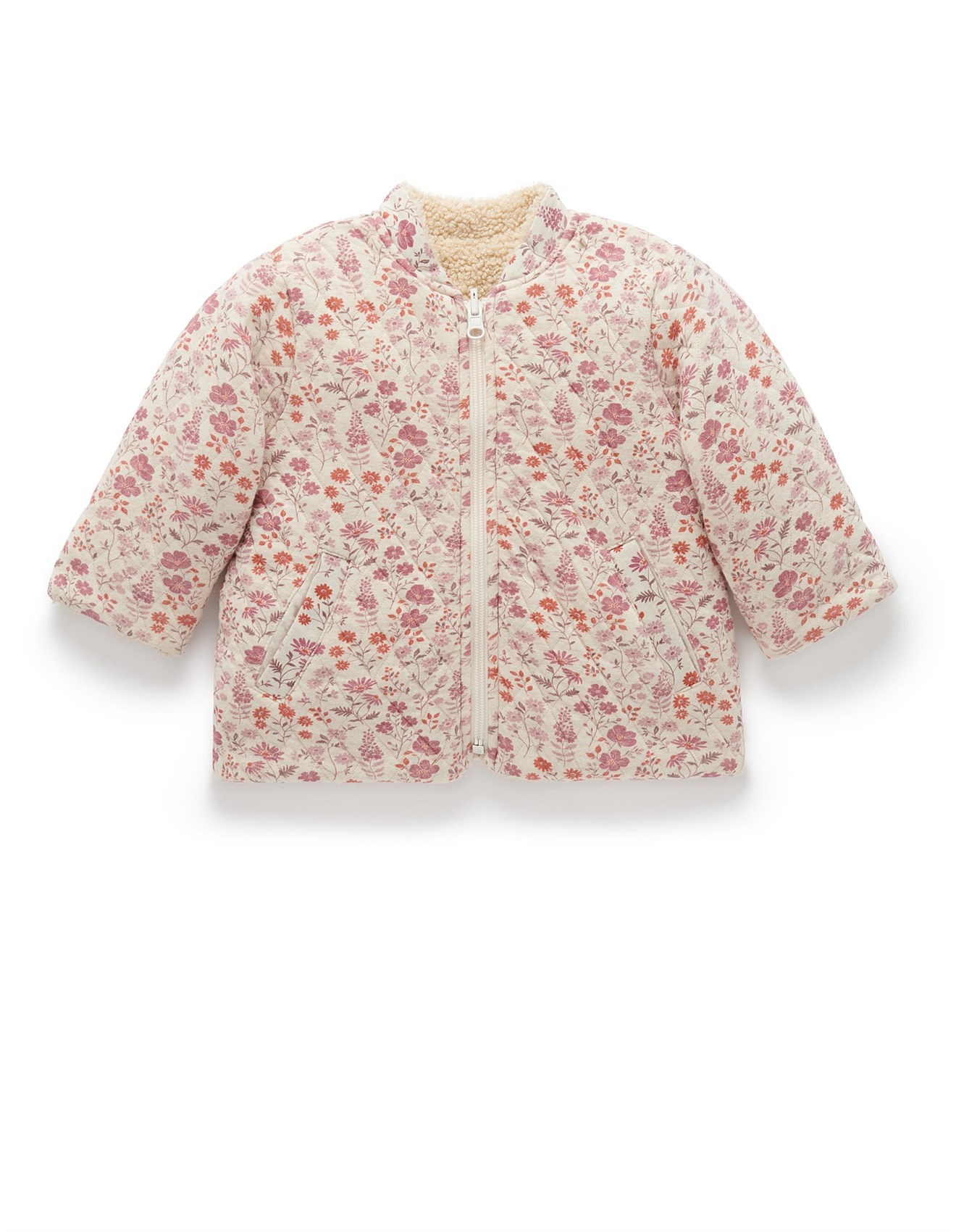 Purebaby Rversible Quilted Jacket David Jones