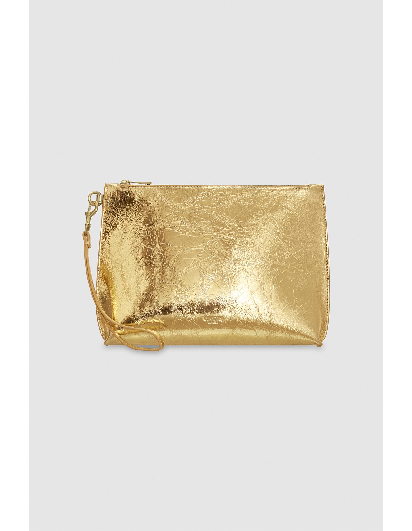 Oroton Clara Metallic Pouch David Jones