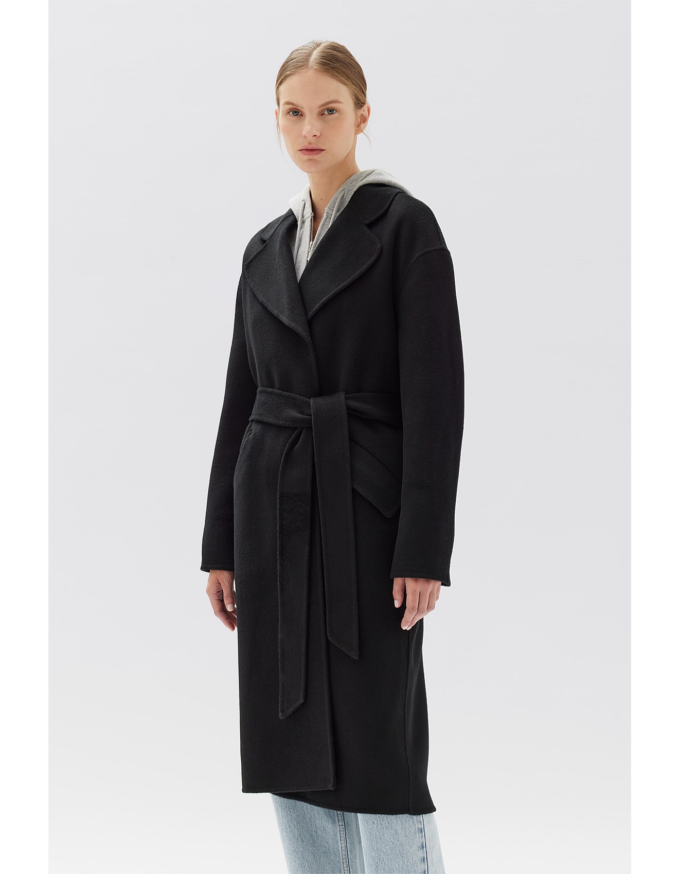 Assembly Label Sadie Single Breasted Wool Coat | David Jones