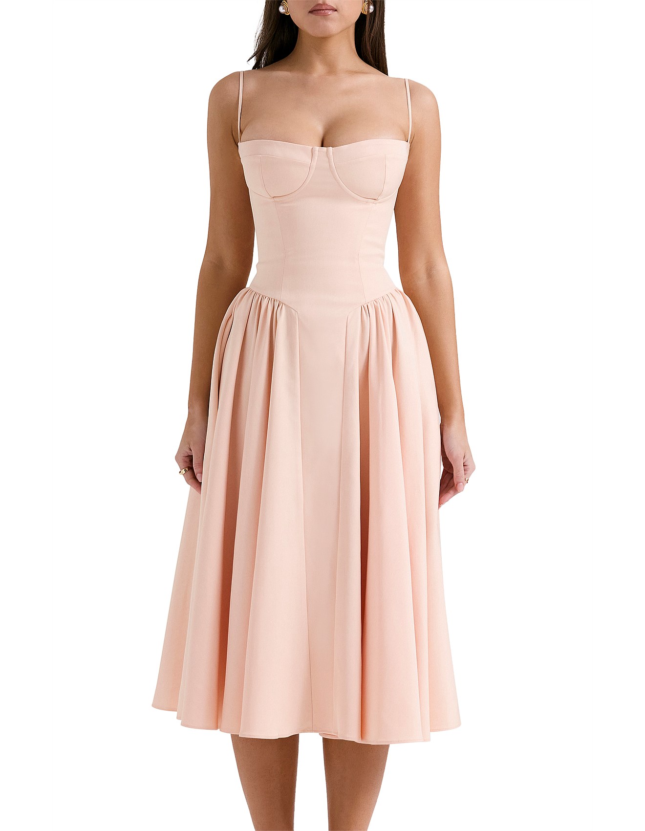 House Of Cb House Of Cb Samaria Corset Midi Dress David Jones