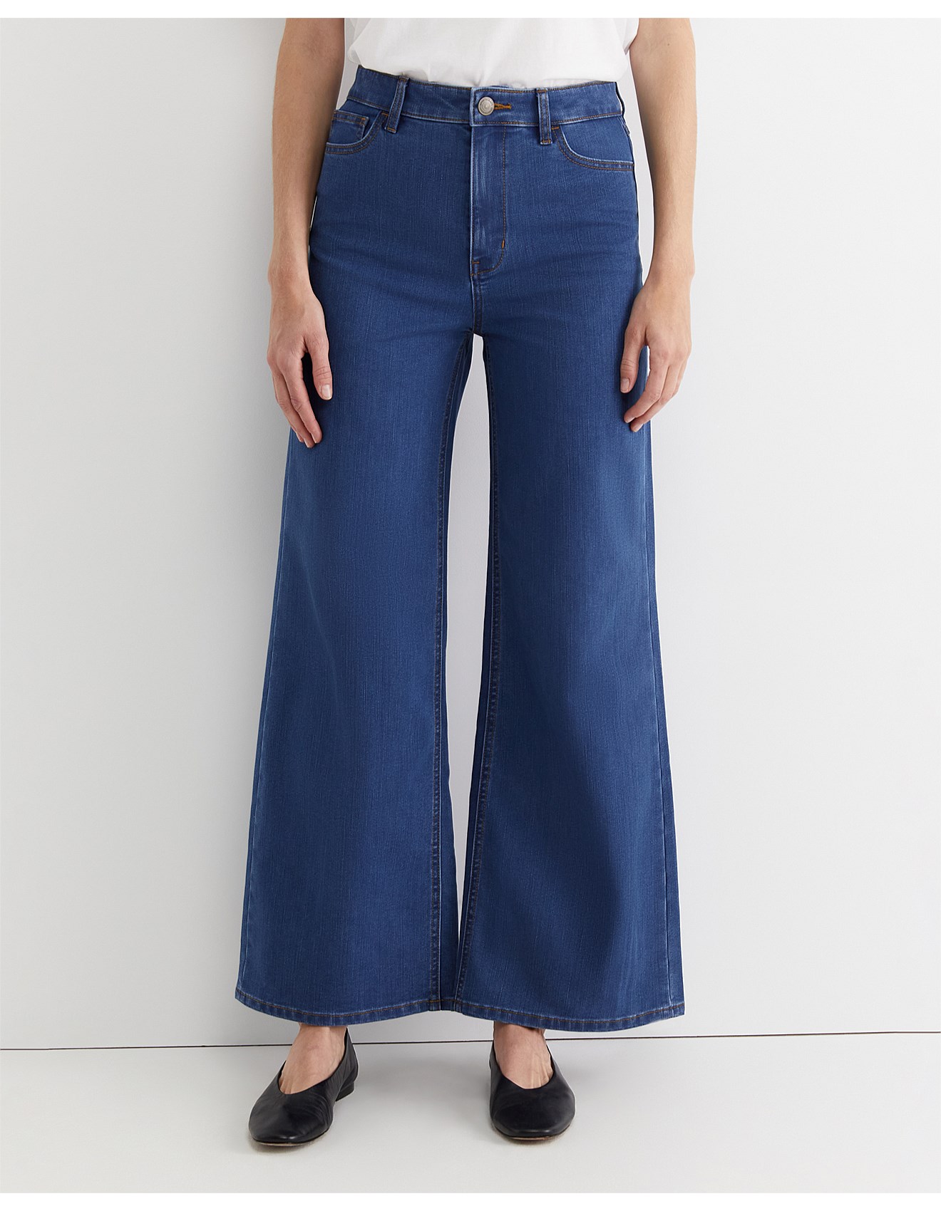 Sportscraft Alyse Wide Leg Jean David Jones