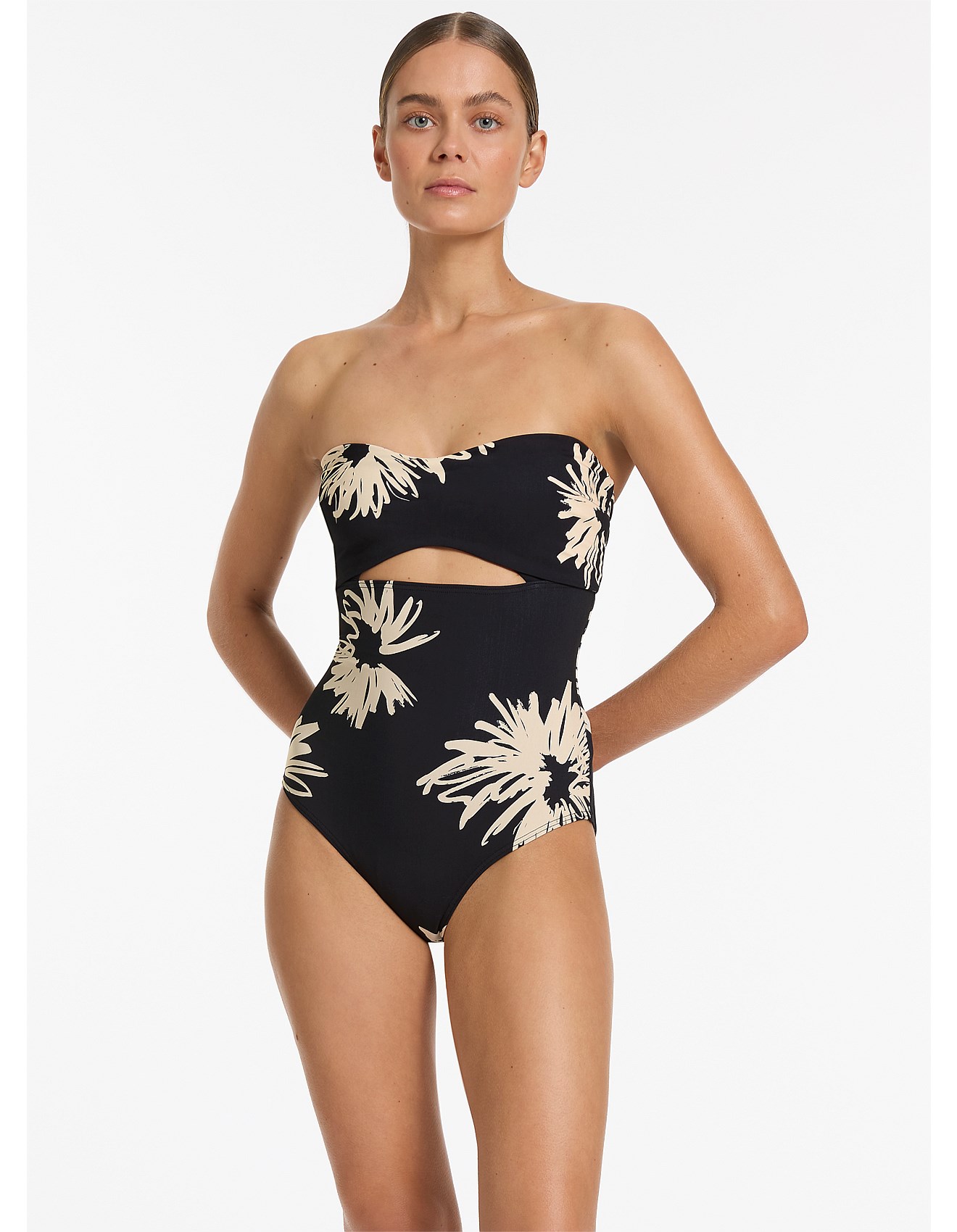 ワンピース digne cut out onepiece cut out one-piece - black – digne.online