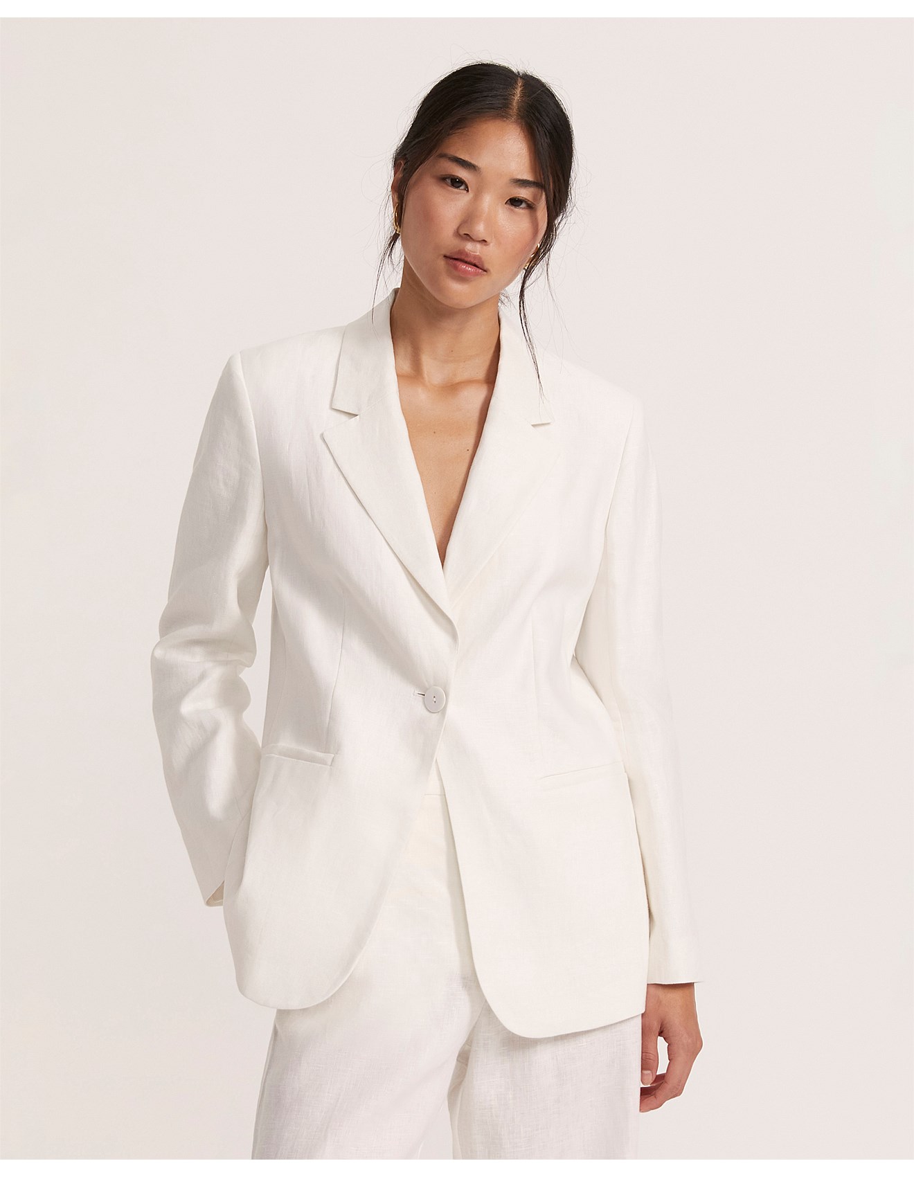 Saba Lila Linen Jacket David Jones