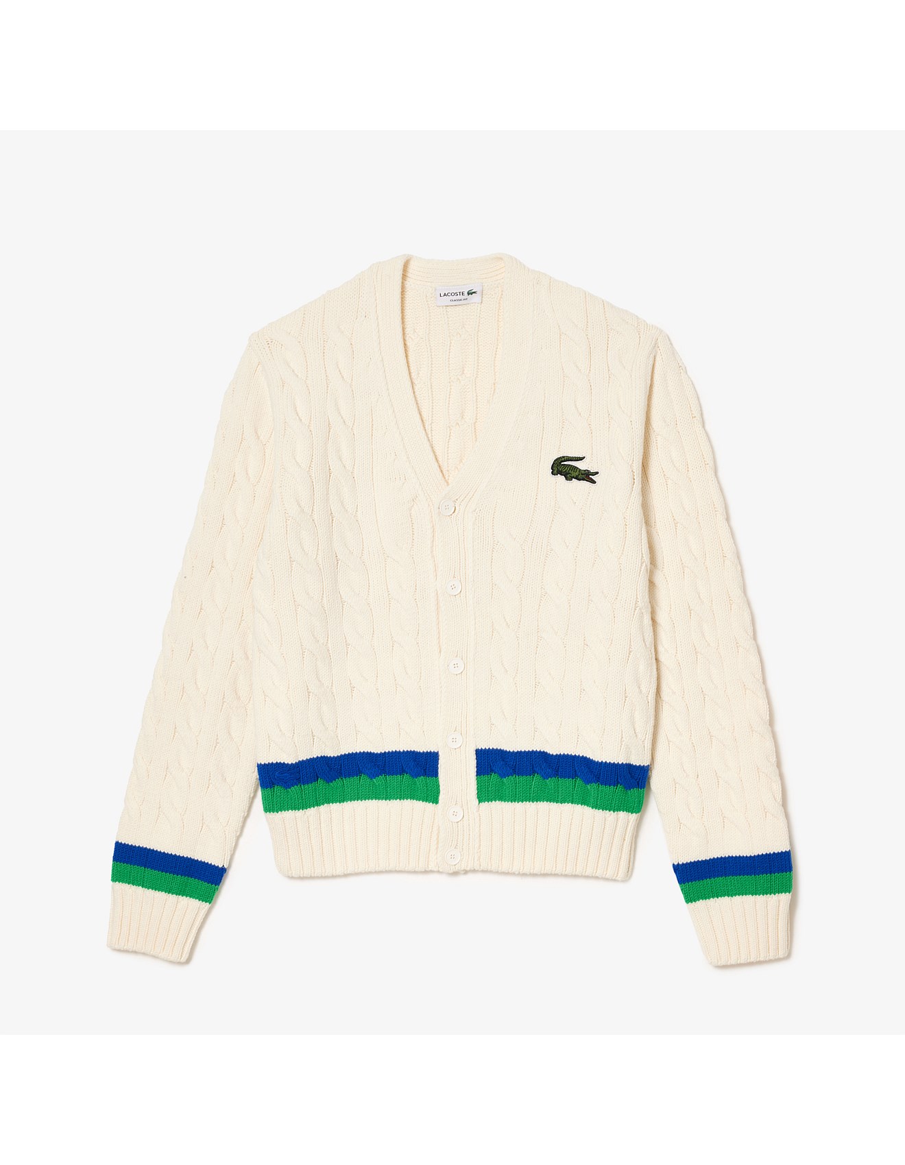 Cable Knit Sweater Lacoste Knitwear Sale Lacoste Heritage Cable