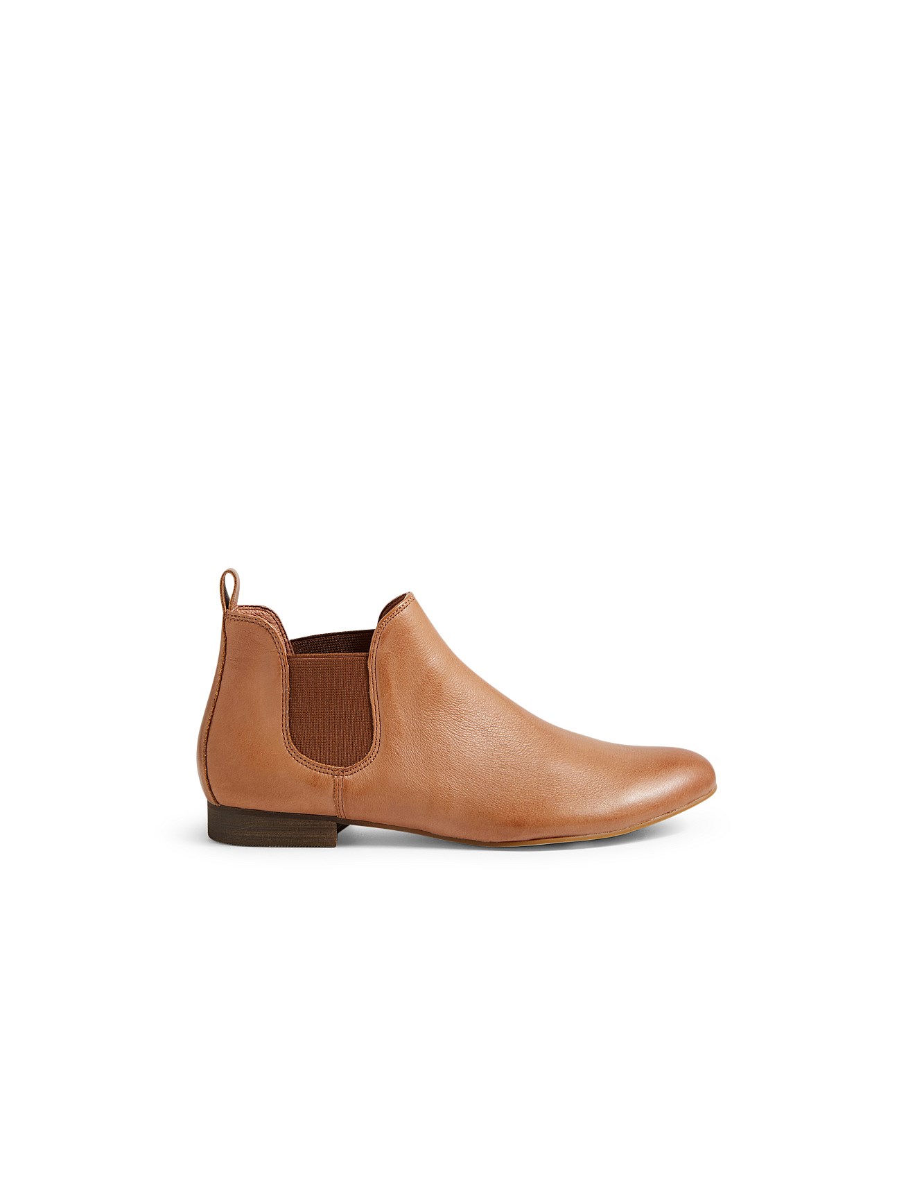 Midas Glasgow Cognac Leather Chelsea Boots David Jones
