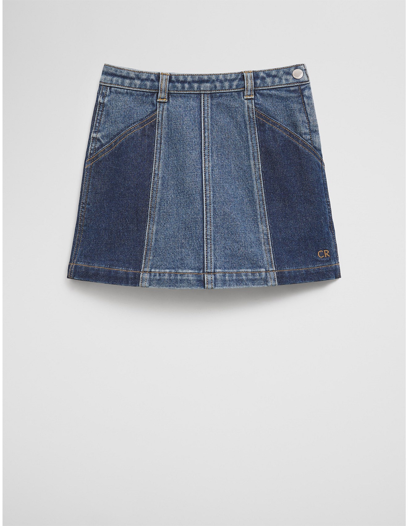 Country Road Panel Denim Skirt | David Jones