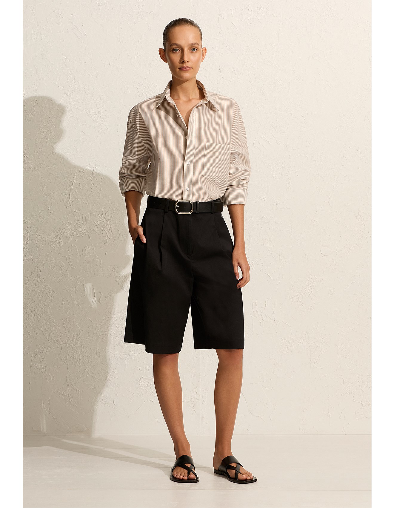 Matteau Classic Stripe Shirt David Jones