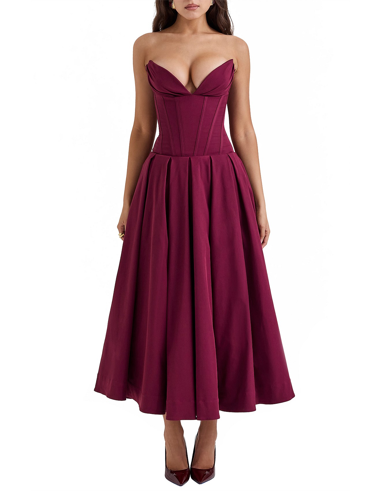 House Of Cb House Of Cb Lady Strapless Midi Dress David Jones
