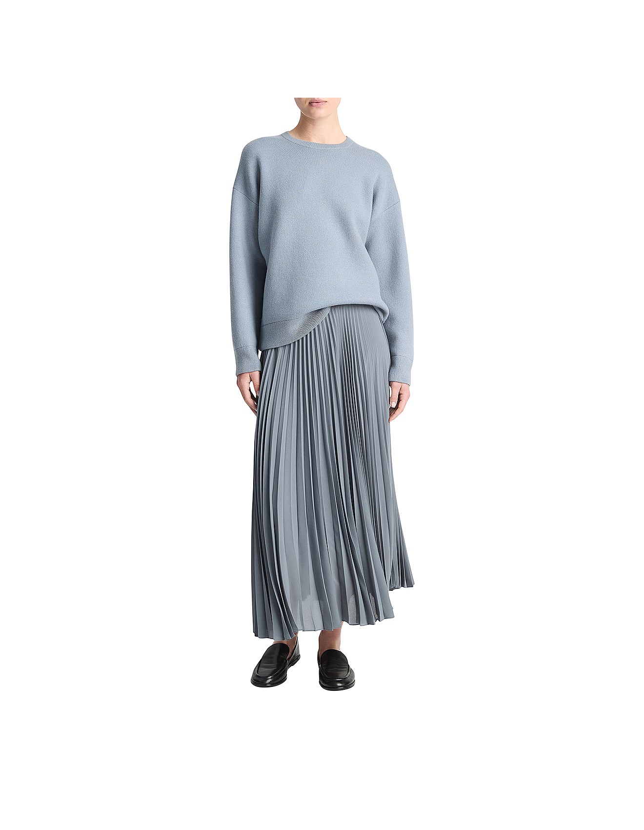 Vince Draped Pleated Skirt David Jones