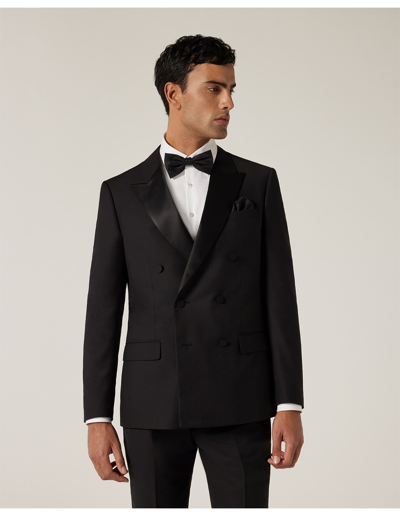 Politix Slim Fit Double Breasted Tailored Jacket David Jones