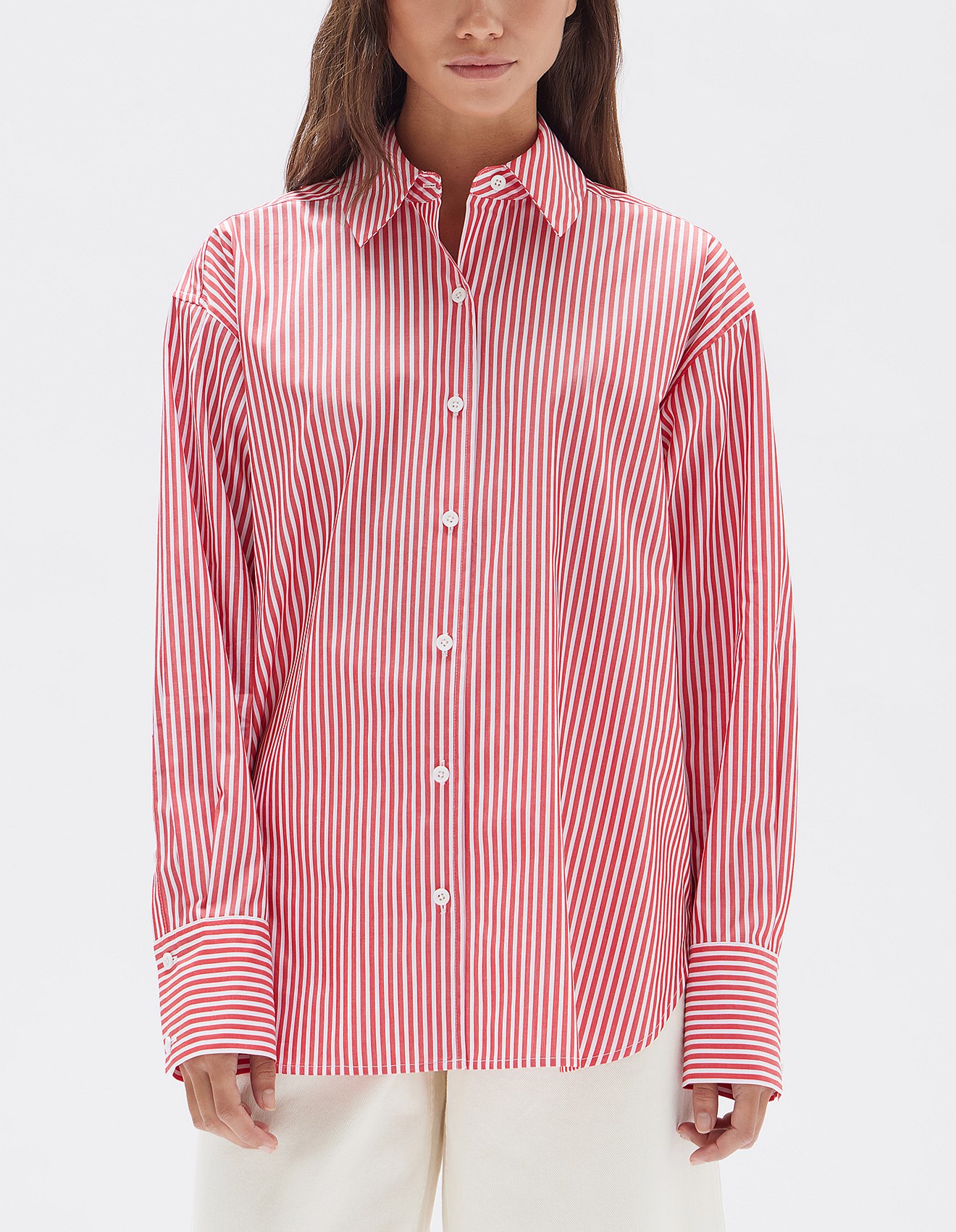 her lip to Stripe Shirt Bubble Dress M Her lip to Have It All