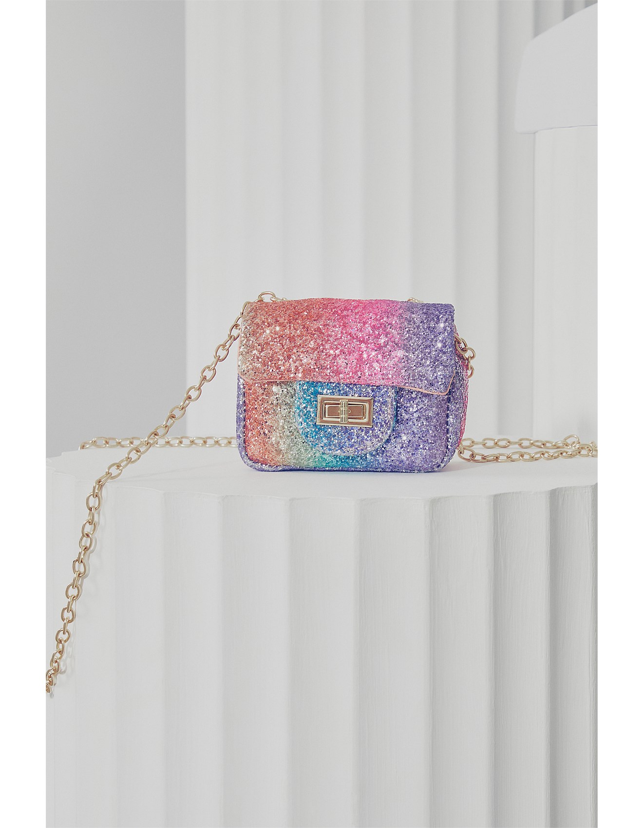 Bardot Junior Rainbow Glitter Bag David Jones