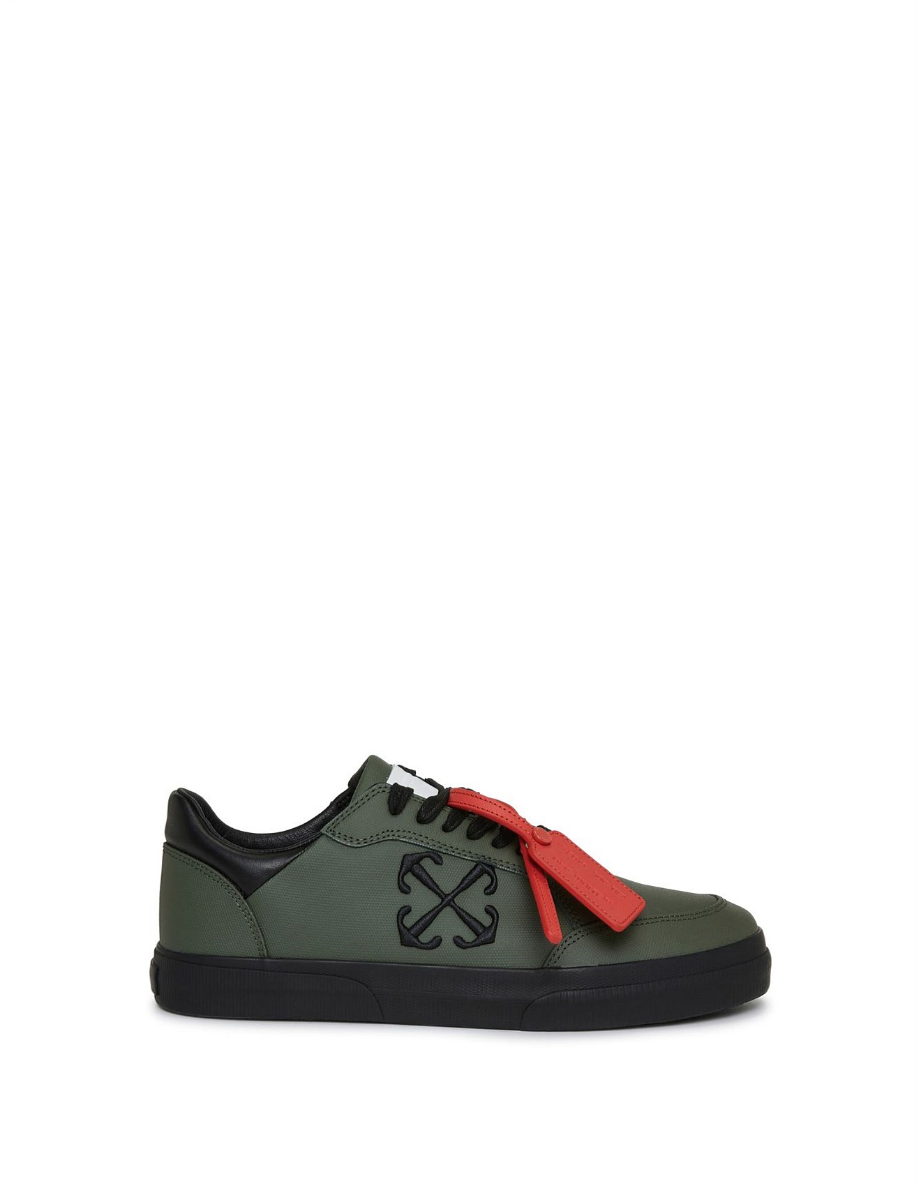 off white vulc low black green
