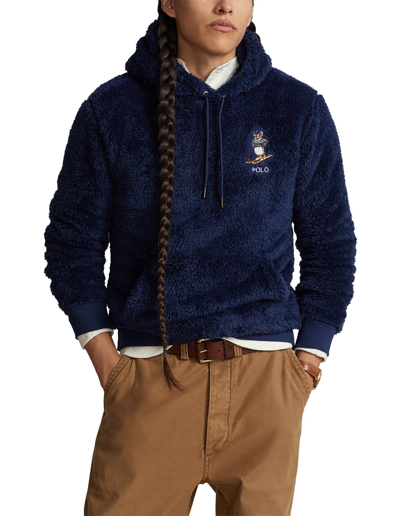 Polo Ralph Lauren Polo Bear Pile Fleece Hoodie David Jones