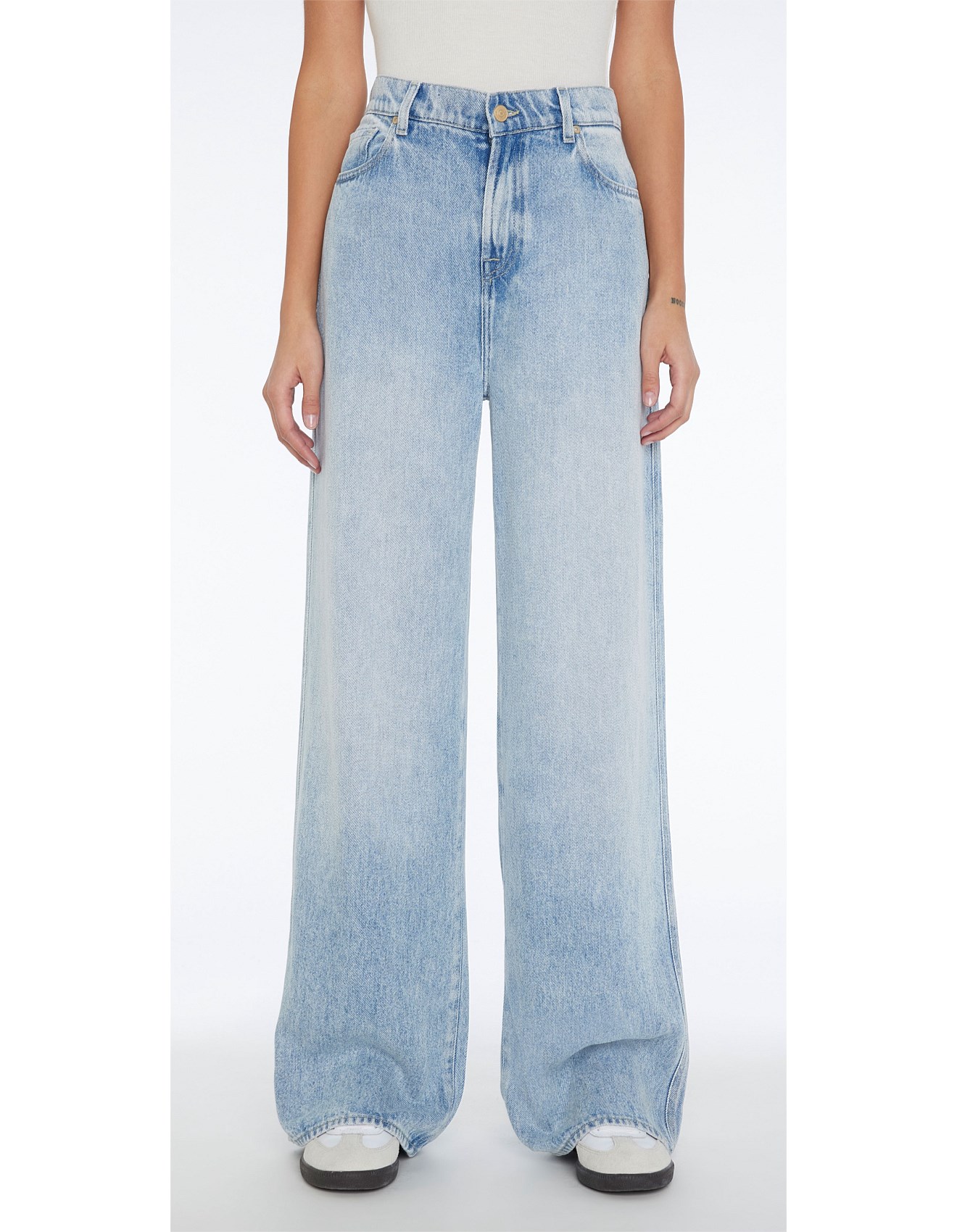 For All Mankind Scout Oversized Straight Leg Jean David Jones