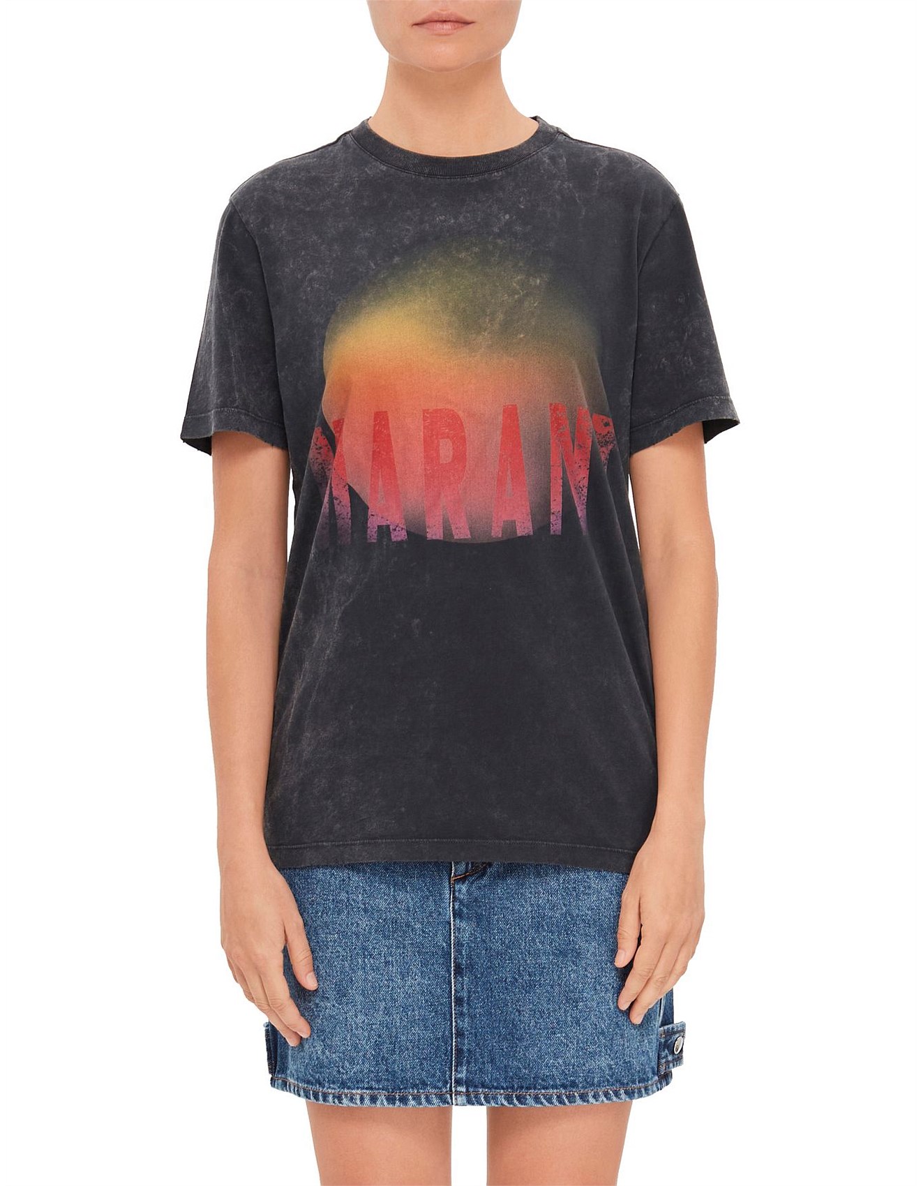 Isabel Marant Etoile Zewel Washed Marant T-shirt | David Jones