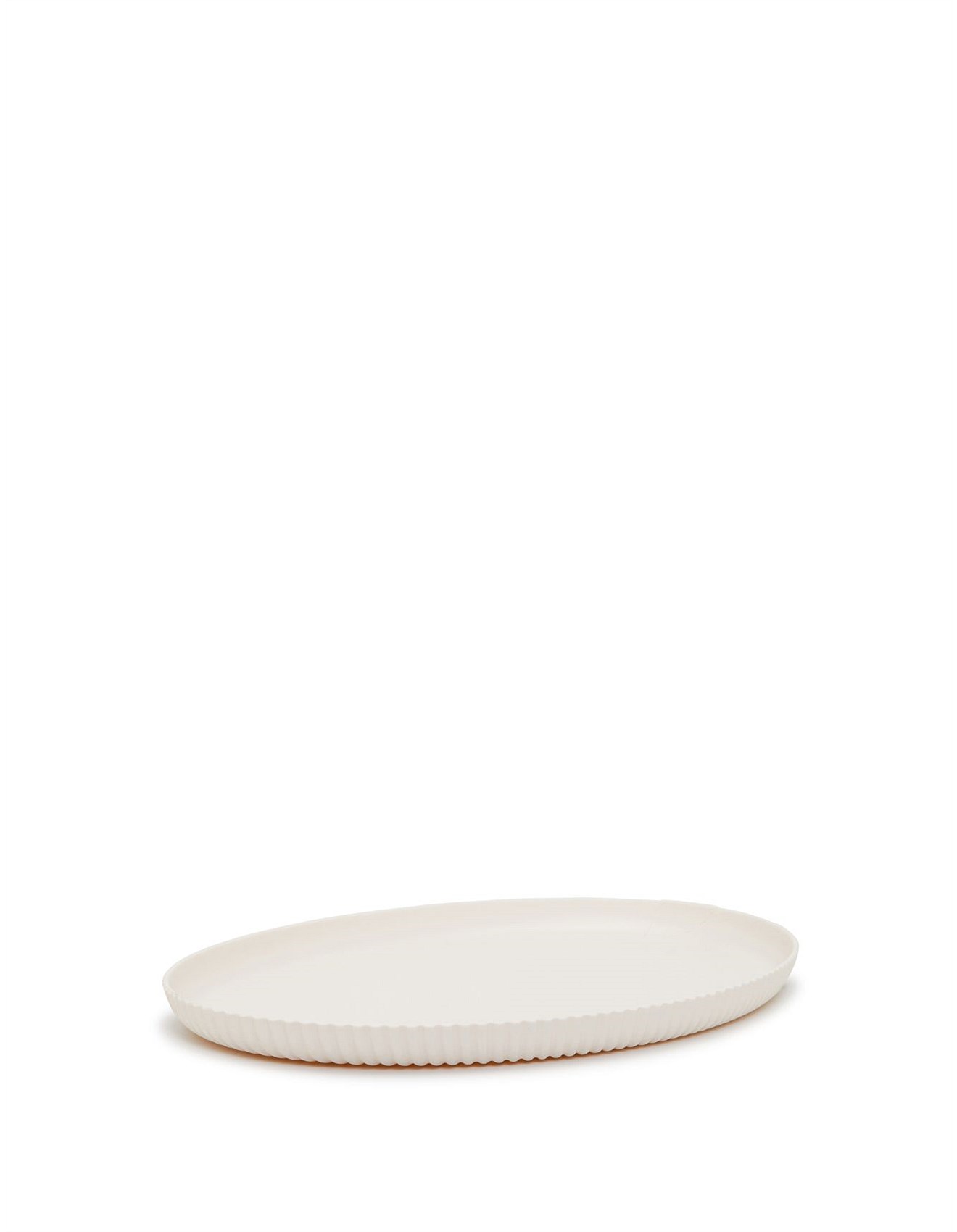David Jones Avalon Fluted Melamine Serving Platter 40cm David Jones
