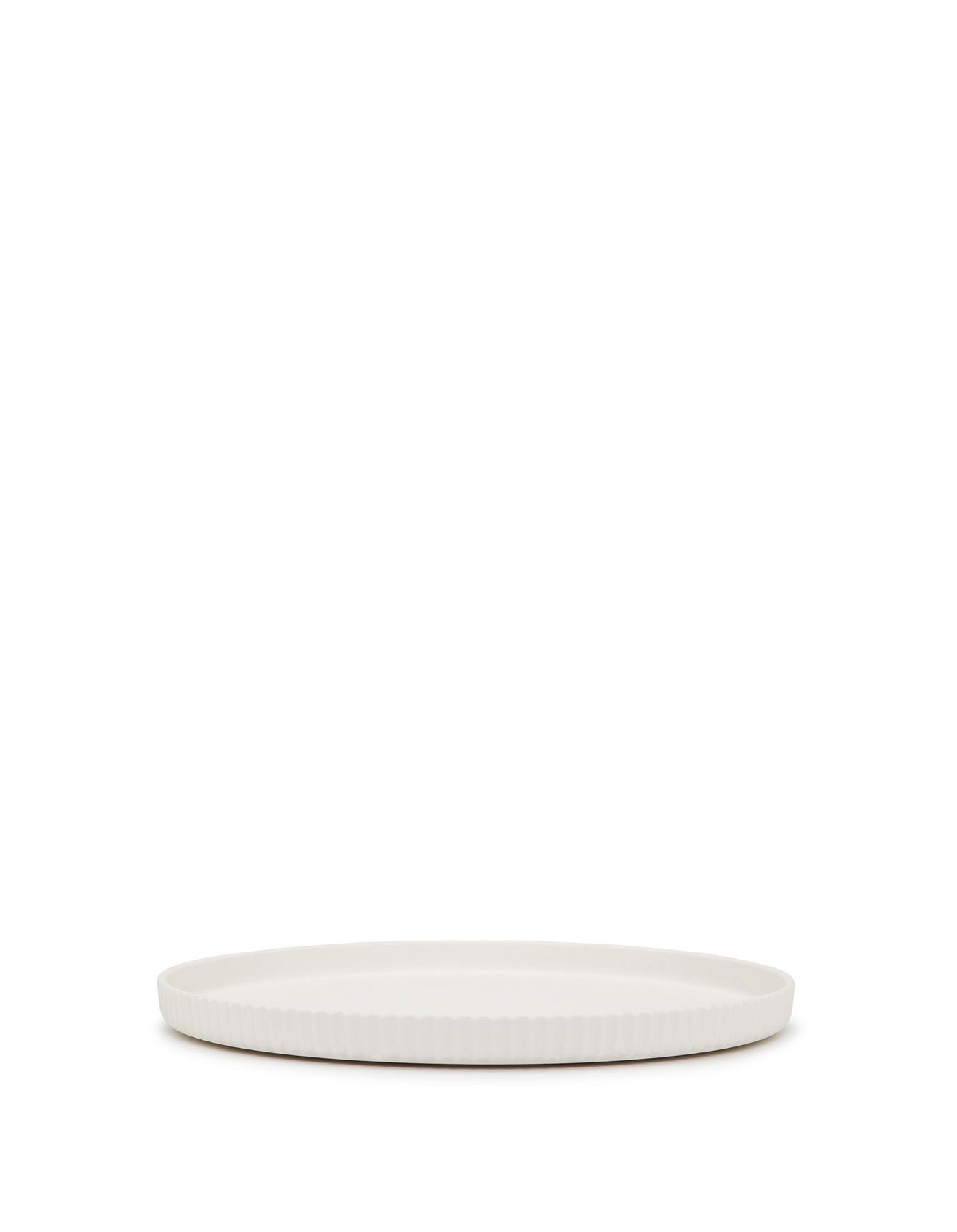 David Jones Avalon Fluted Melamine Dining Plate 25cm David Jones