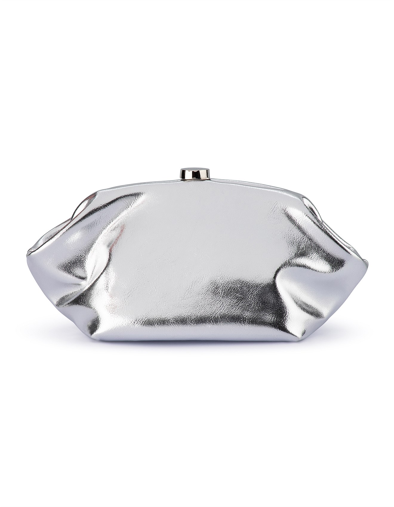 Olga Berg Tally Metallic Clutch David Jones