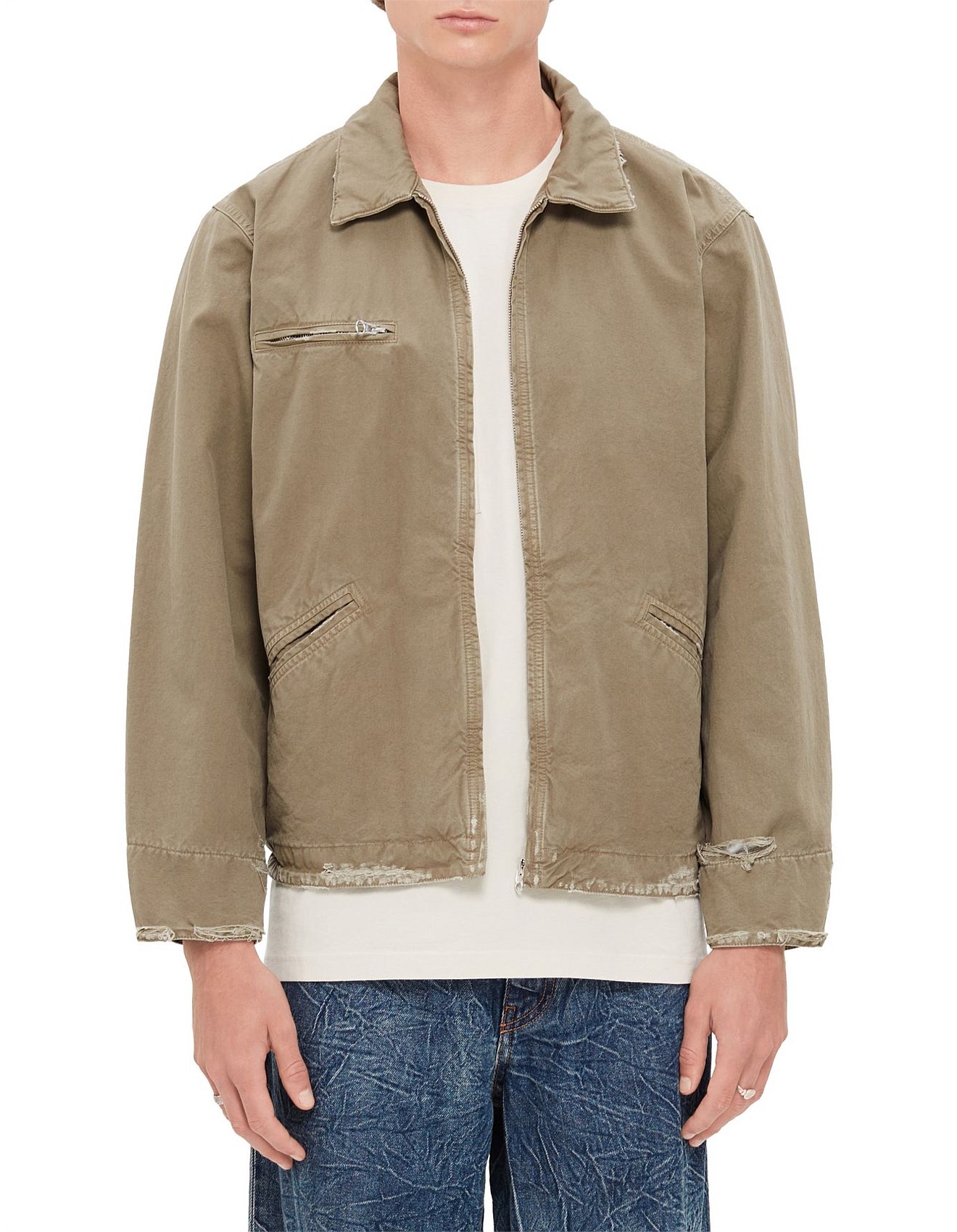 Mm6 Maison Margiela Zip Pocket Sports Jacket | David Jones