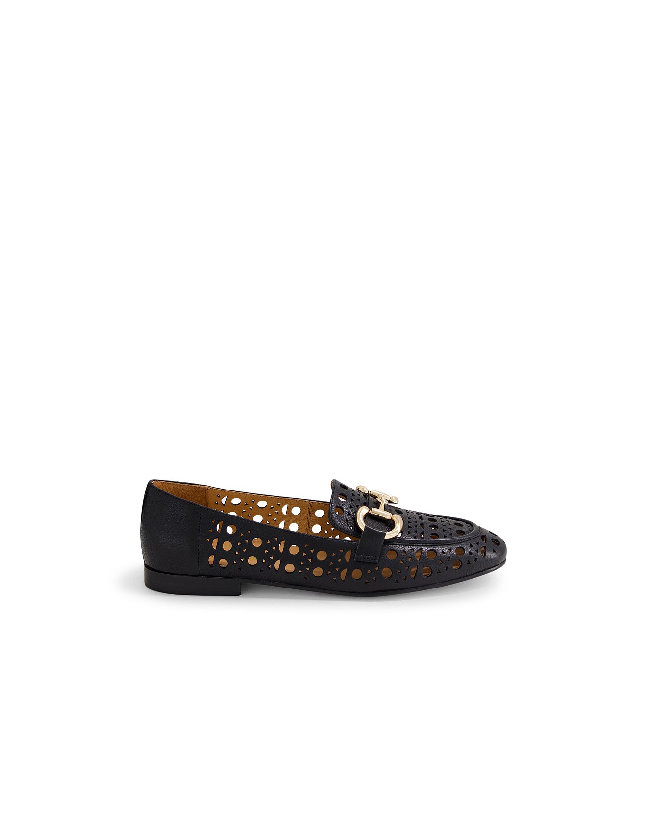 Midas Uomma Black Leather Loafers David Jones