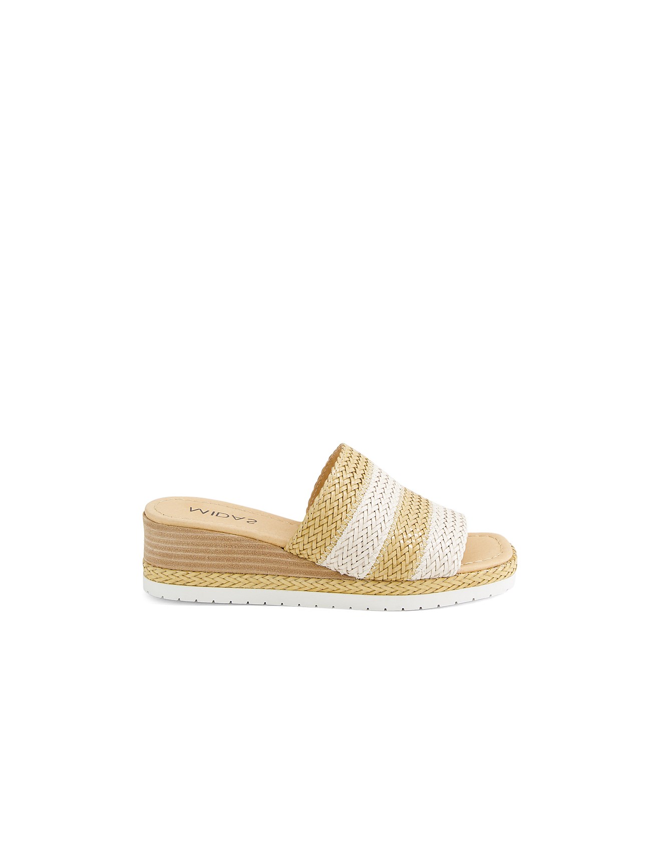 midas gold weave sandals