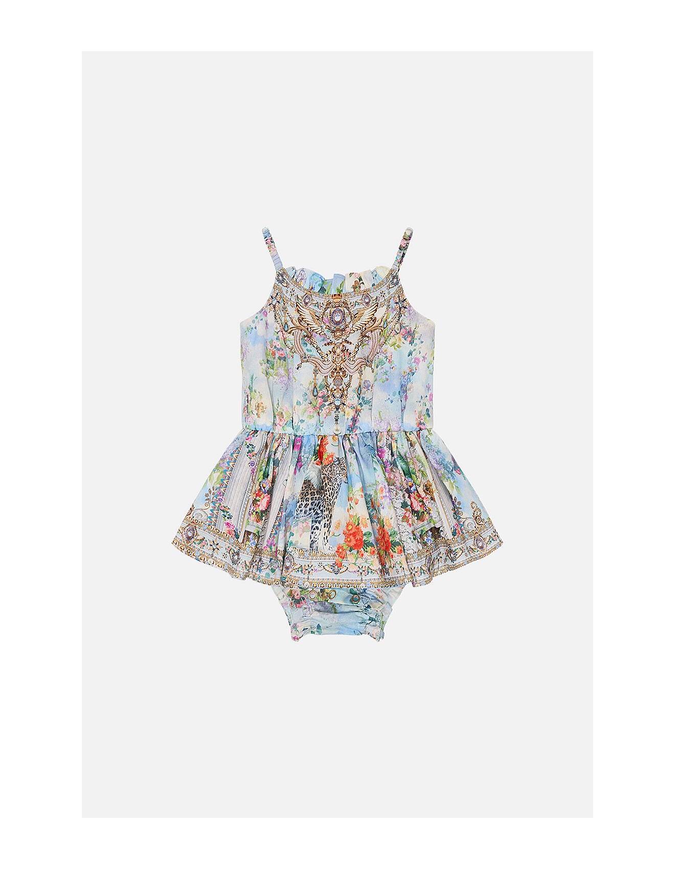 Camilla Babies Sleeveless Jumpdress With Frill Neckline David Jones