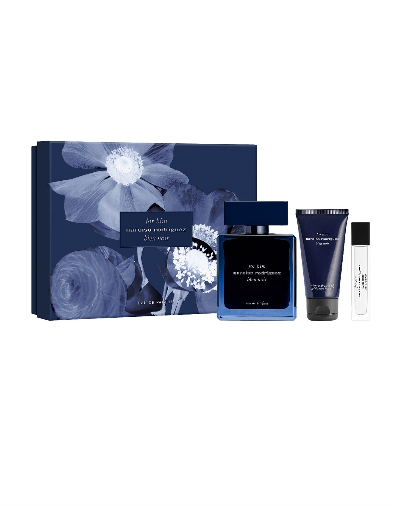 Narciso Rodriguez For Him Bleu Noir Edp 100ml Gift Set David Jones